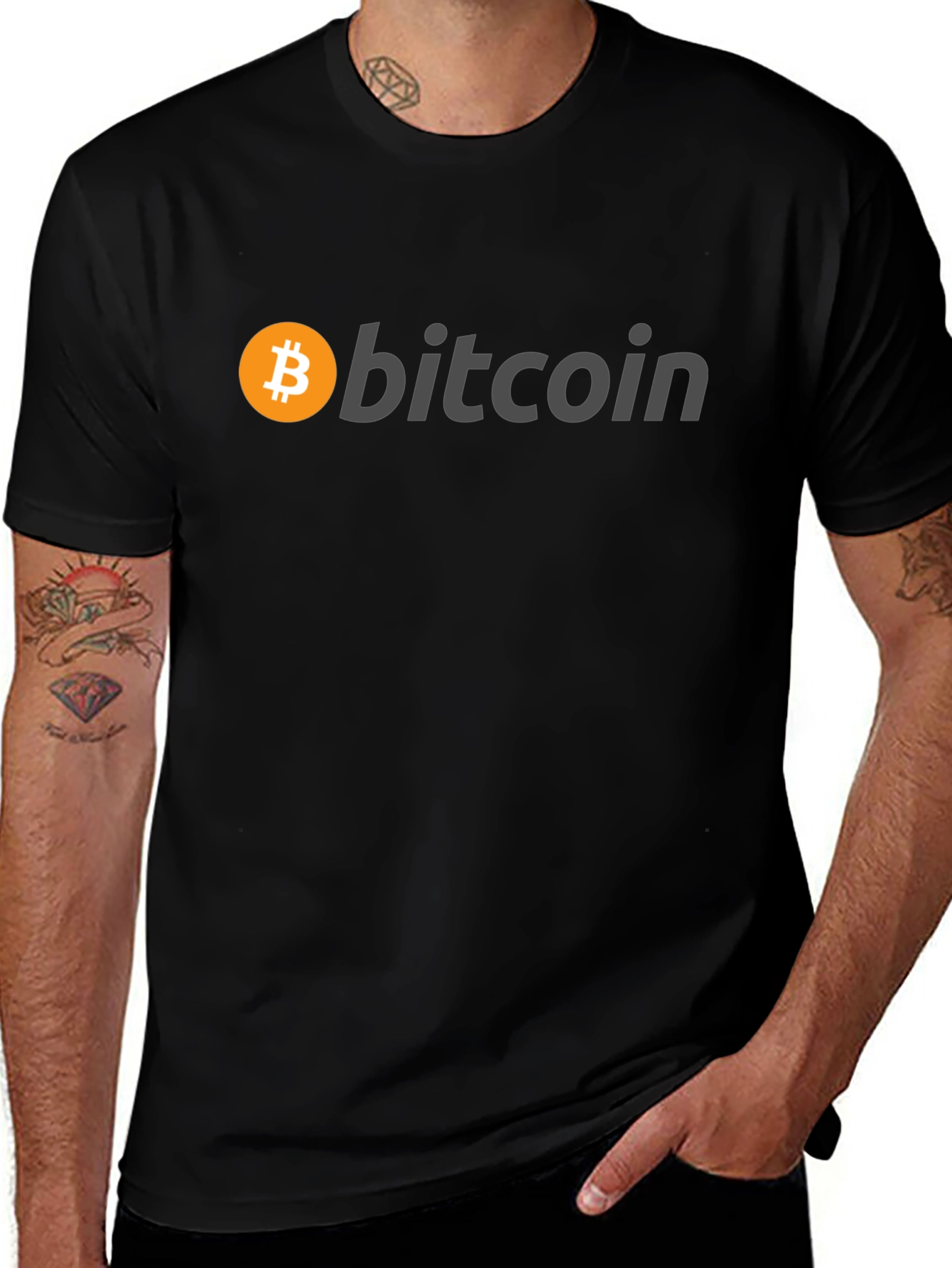 Bitcoin Logo T-Shirt - Crypto Fan Apparel