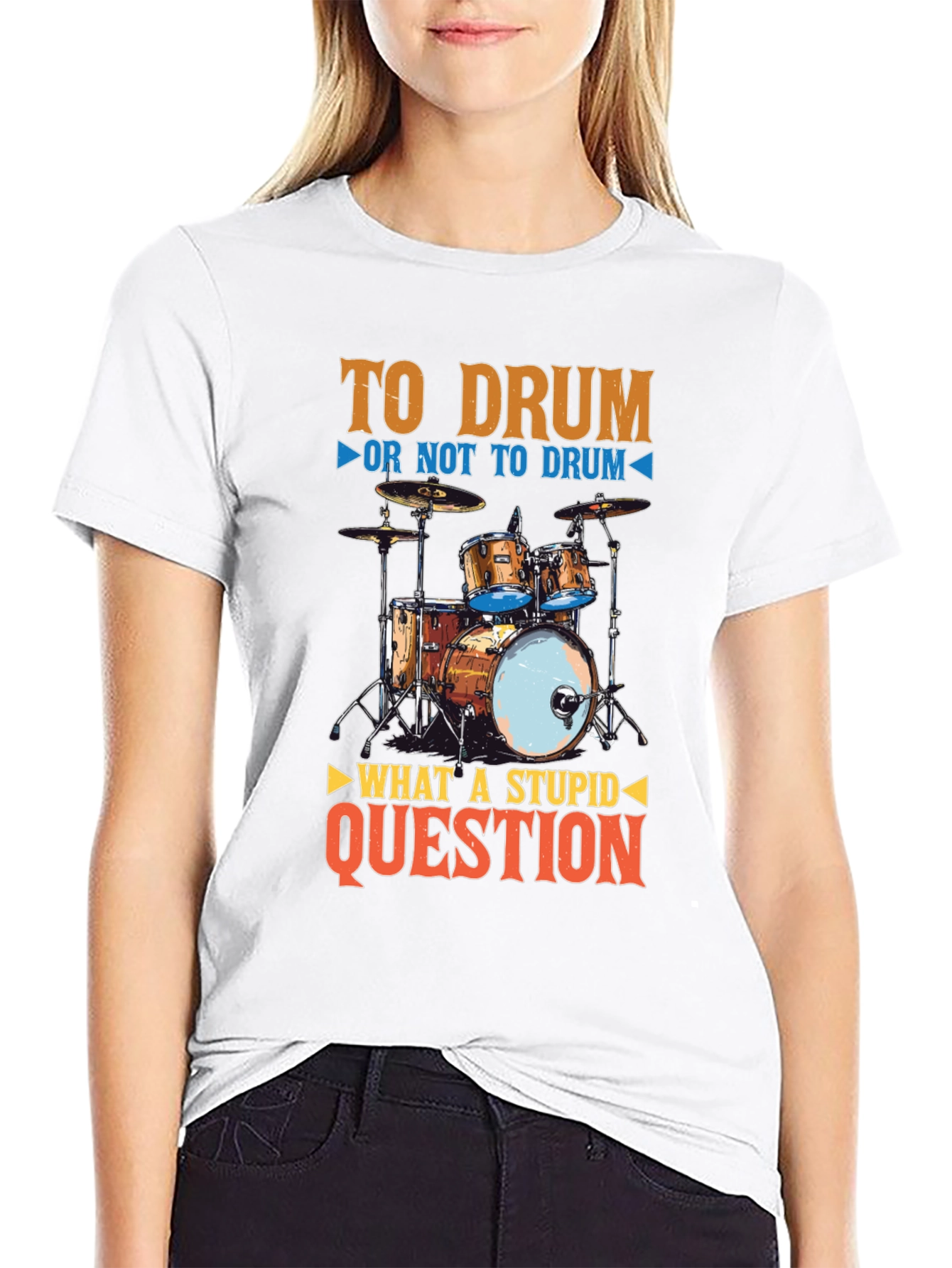 To Drum Graphic Tee - Funny Musician T-Shirt