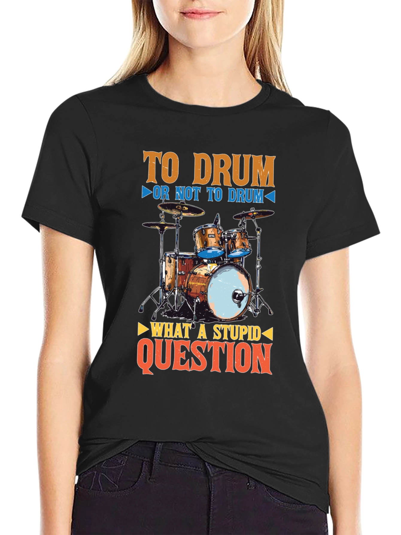 To Drum Graphic Tee - Funny Musician T-Shirt