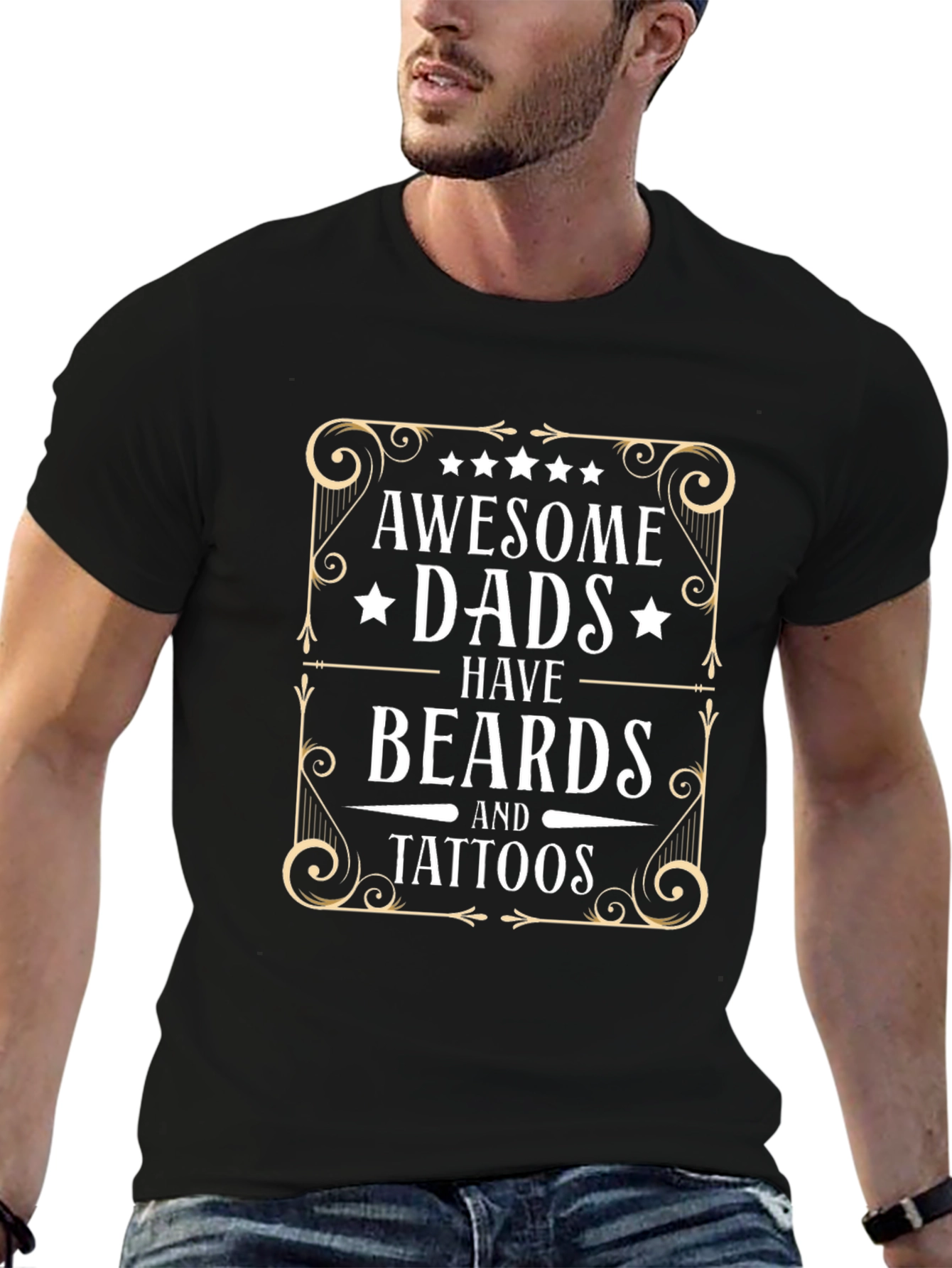 Awesome Dads Graphic T-Shirt