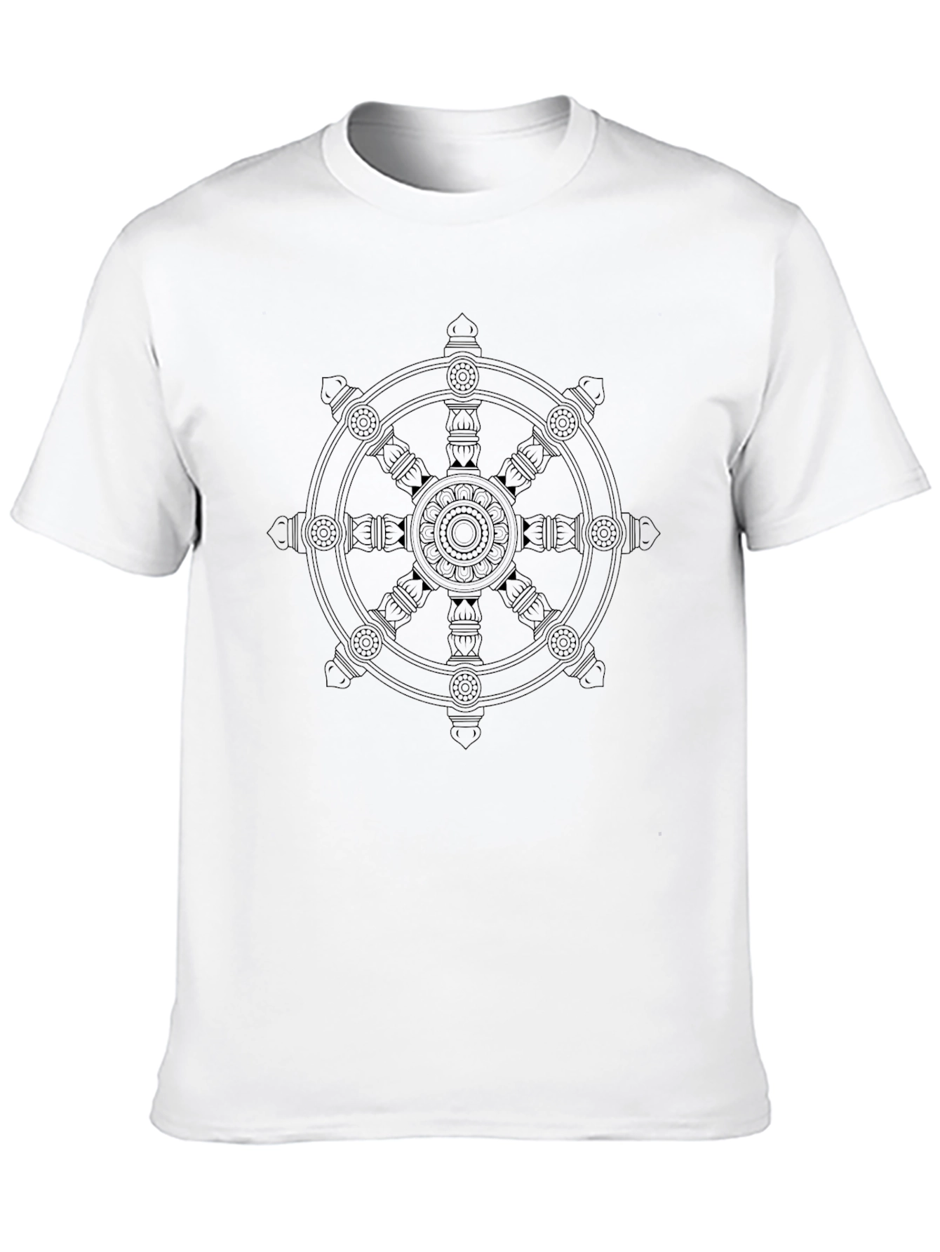 Dharma Wheel Graphic T-Shirt - Unisex Cotton Tee