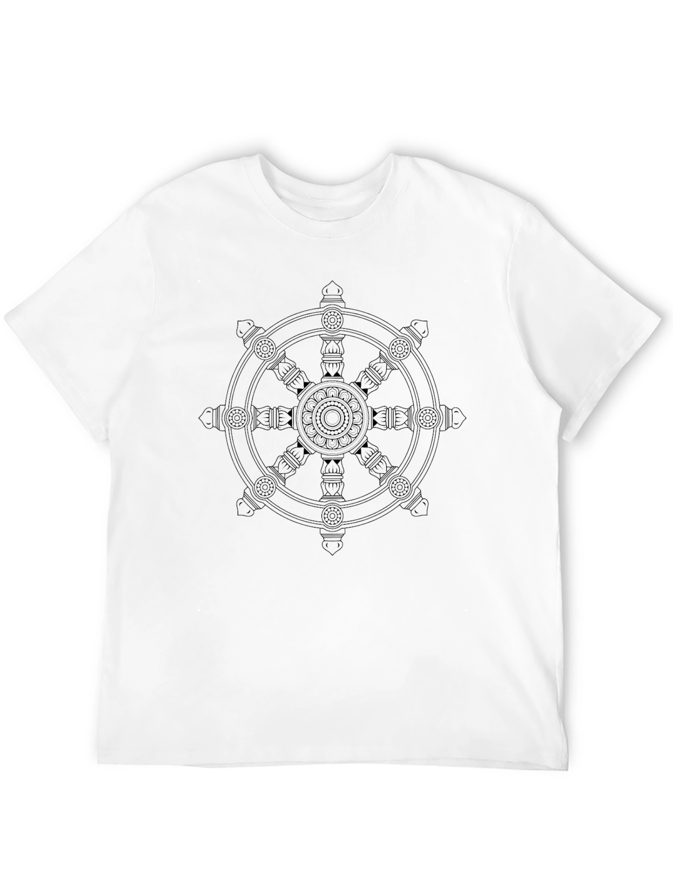 Dharma Wheel Graphic T-Shirt - Unisex Cotton Tee