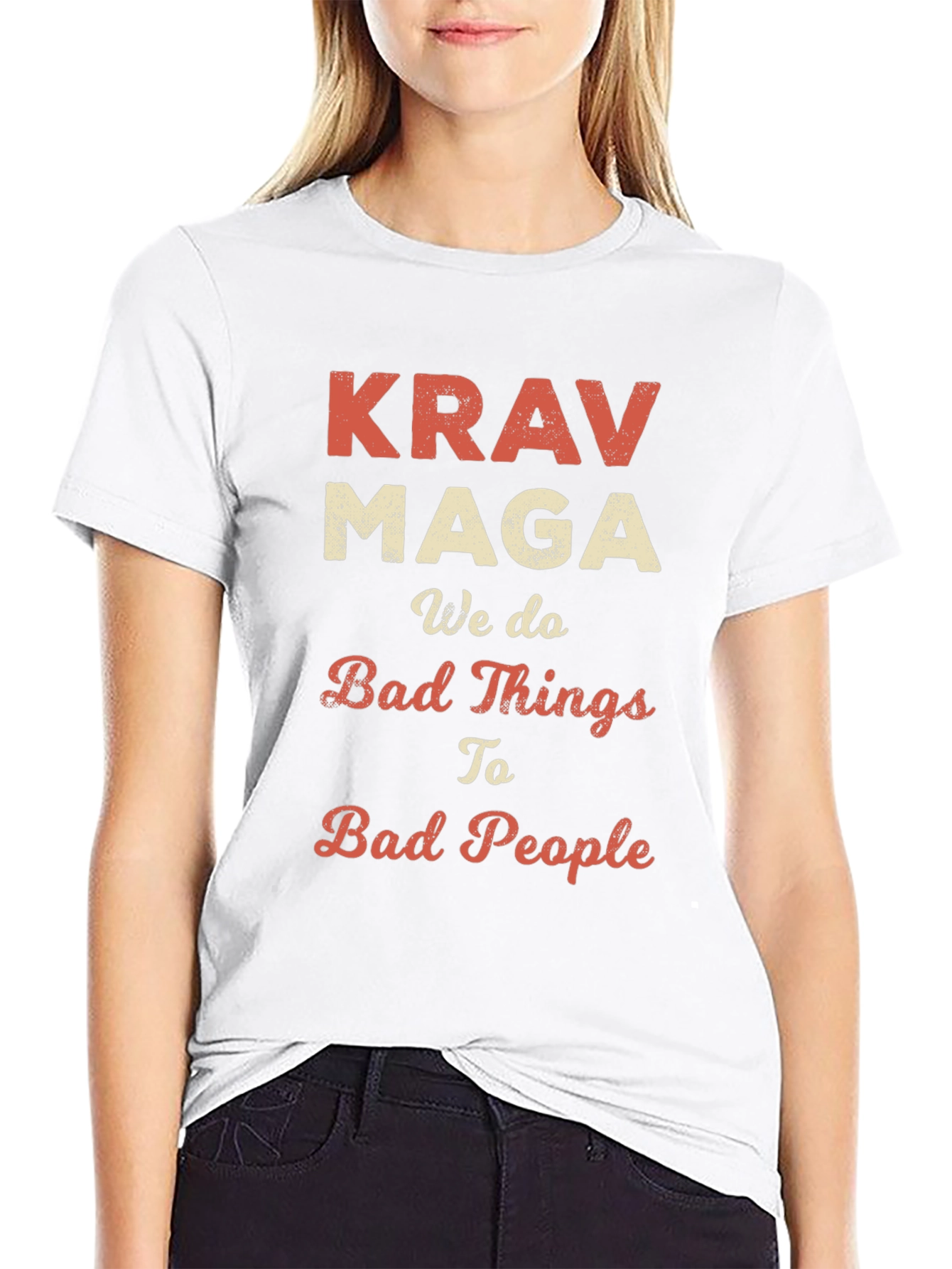 Krav Maga T-Shirt - We Do Bad Things