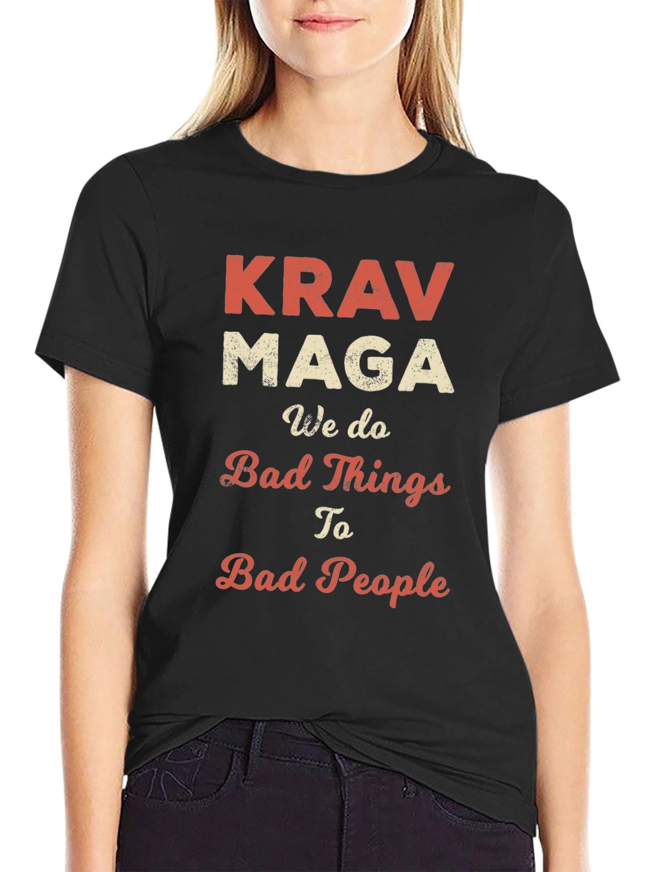 Krav Maga T-Shirt - We Do Bad Things