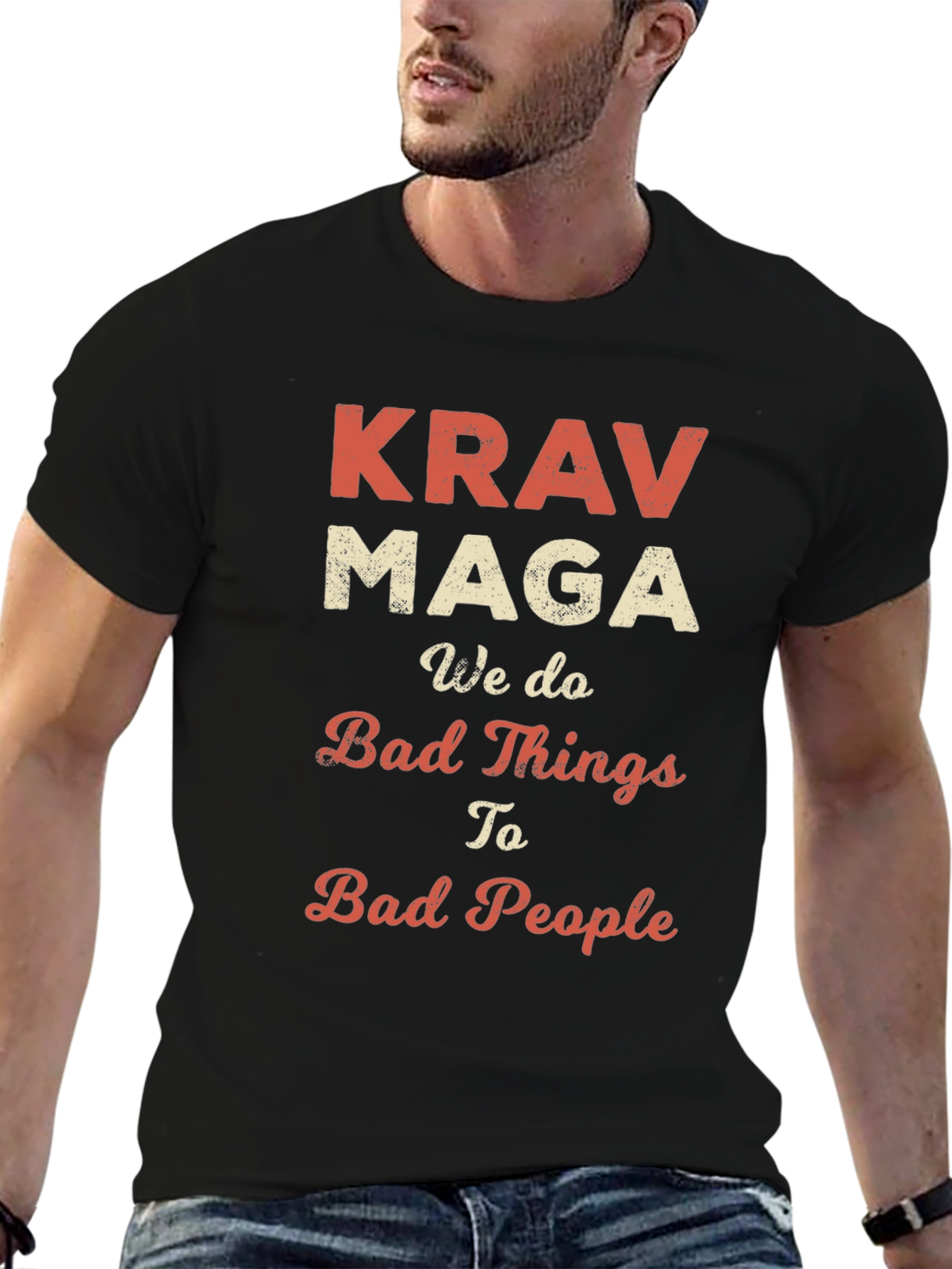 Krav Maga T-Shirt - We Do Bad Things