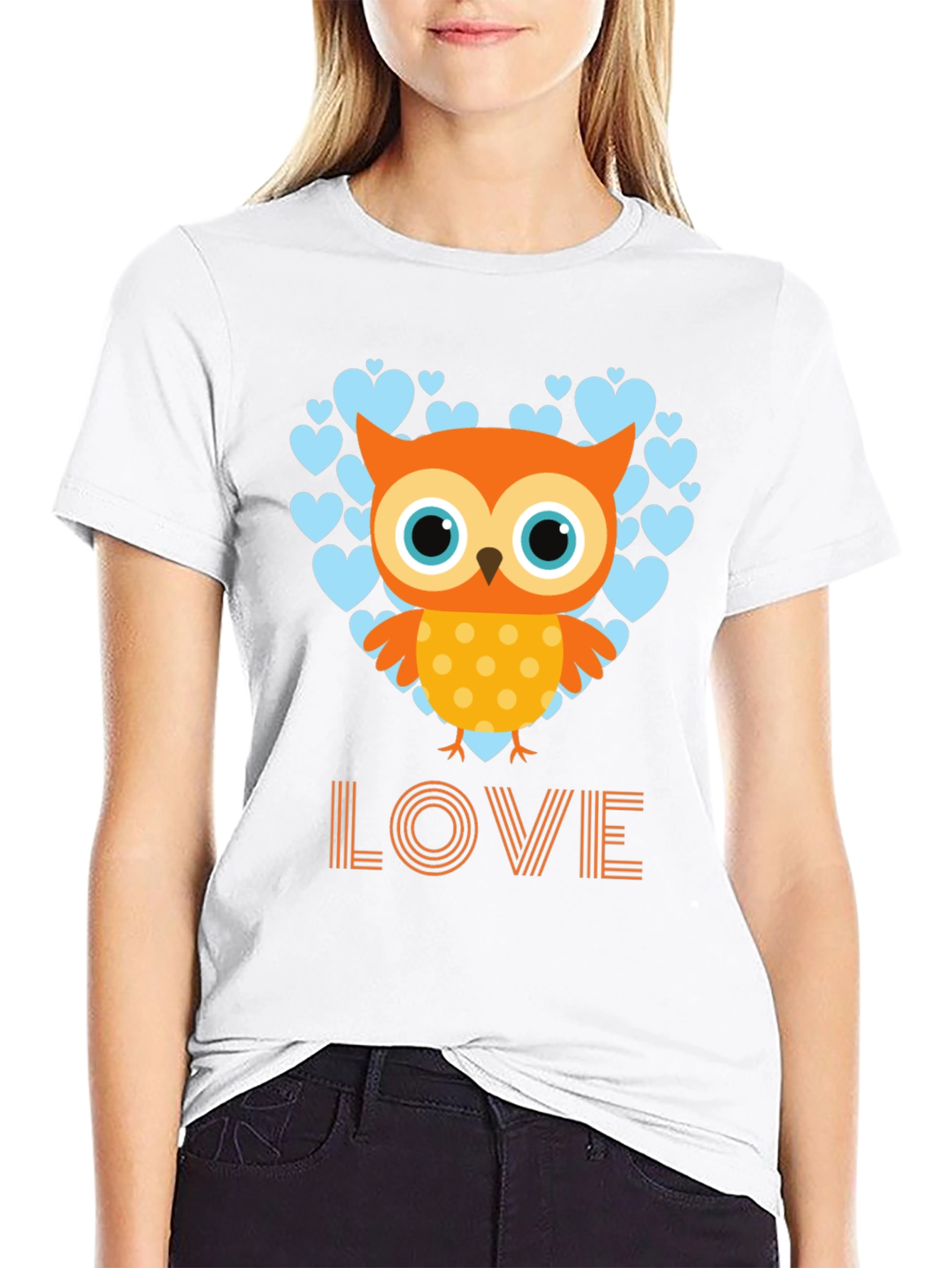 Owl Love Graphic Tee - Mens Black T-Shirt