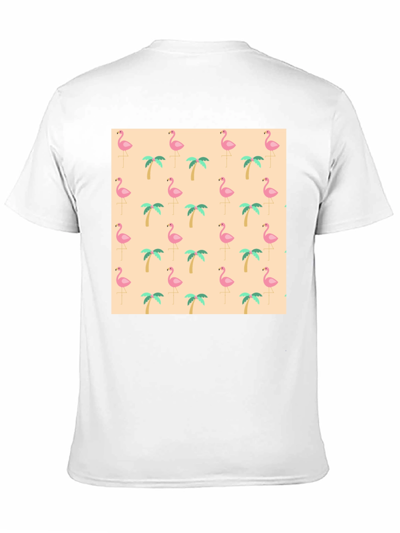 Tropical Flamingo & Palm Tree T-Shirt
