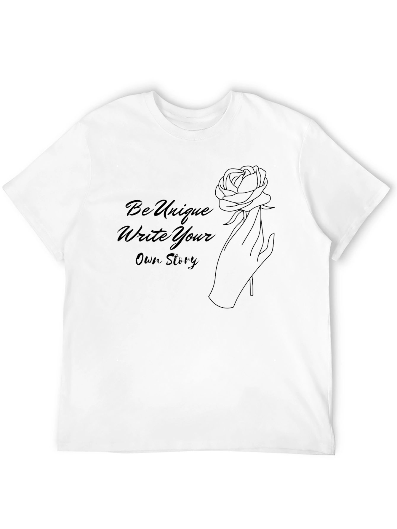 Unique Storyline Black T-Shirt