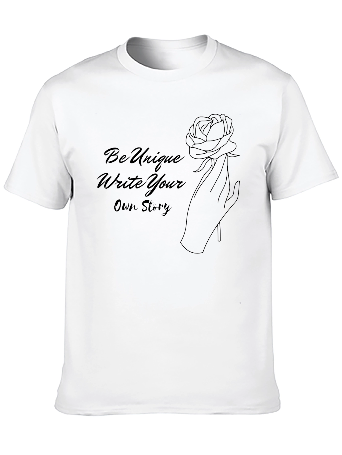 Unique Storyline Black T-Shirt