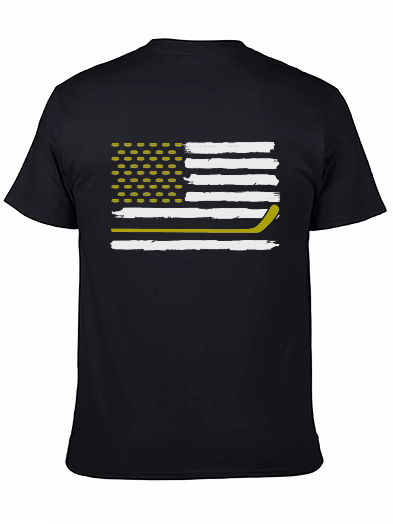 Hockey Flag T-Shirt: Patriotic USA Hockey Fan Tee
