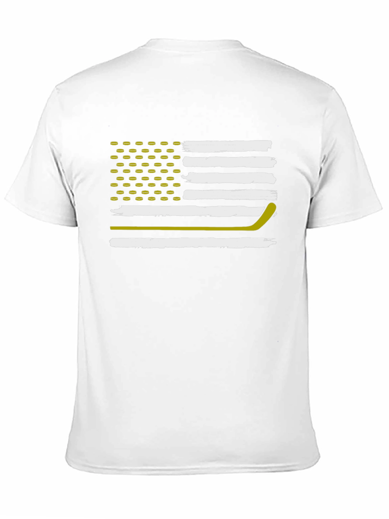 Hockey Flag T-Shirt: Patriotic USA Hockey Fan Tee