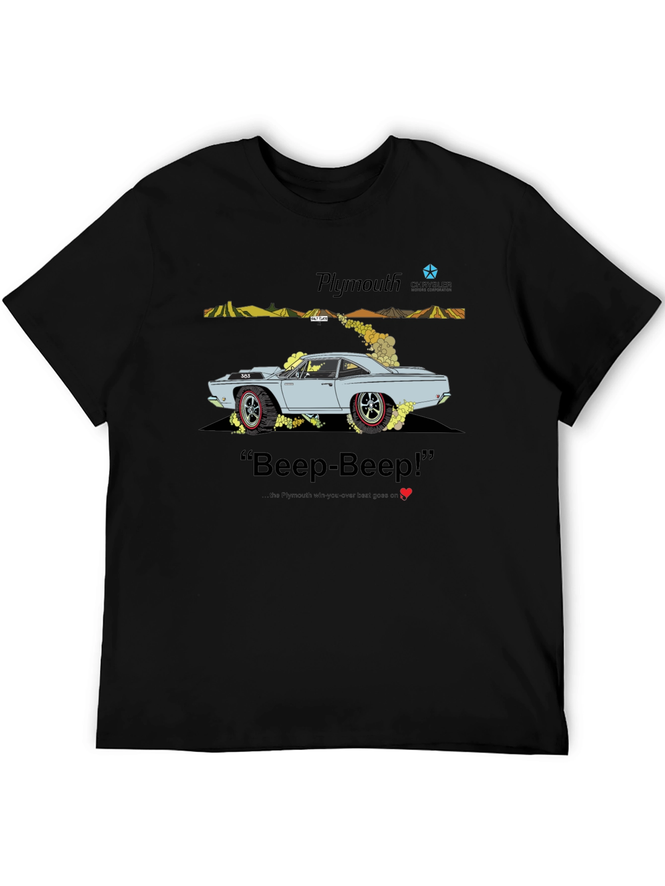 Plymouth Beep-Beep! Mens Graphic T-Shirt