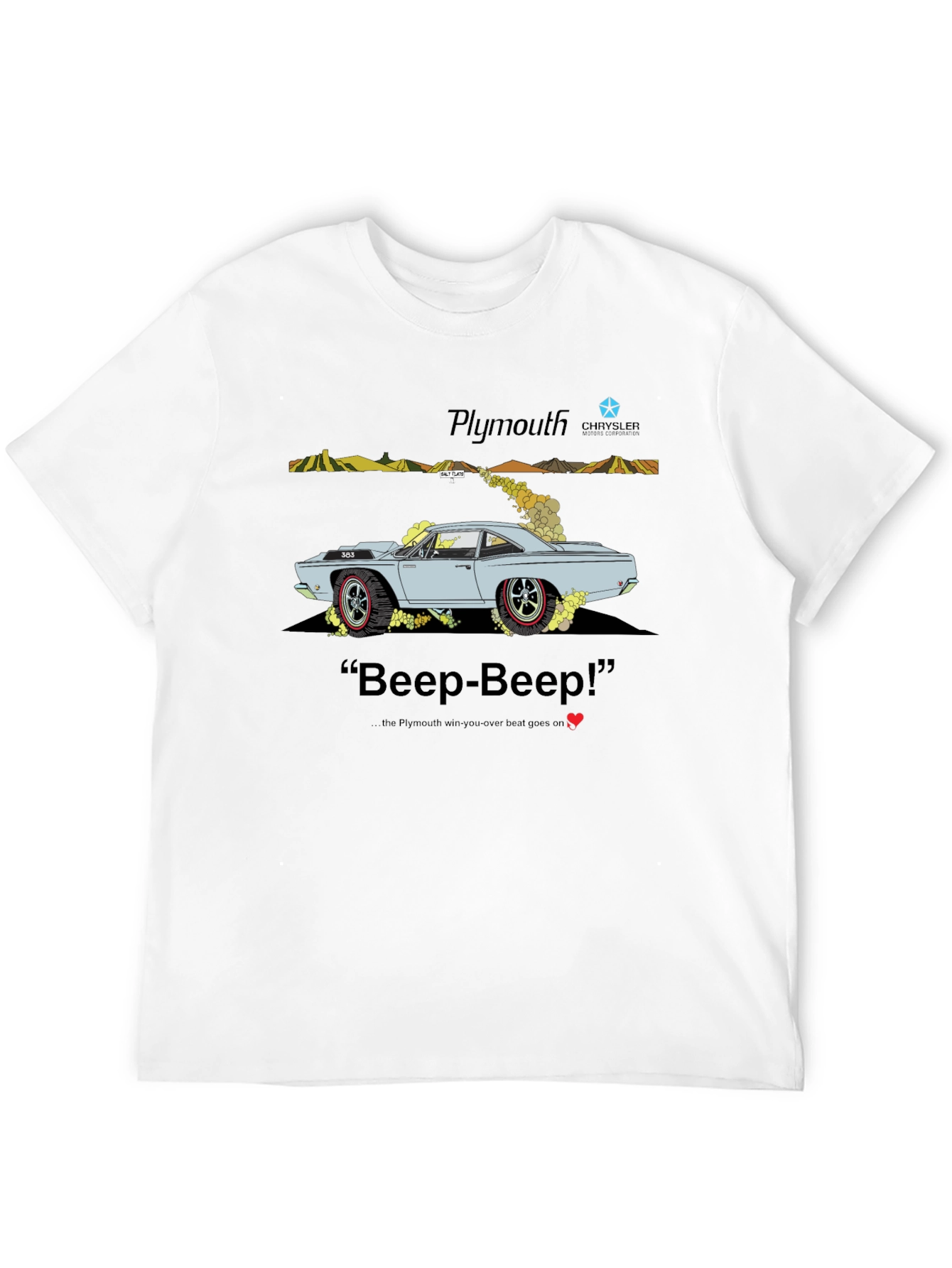 Plymouth Beep-Beep! Mens Graphic T-Shirt