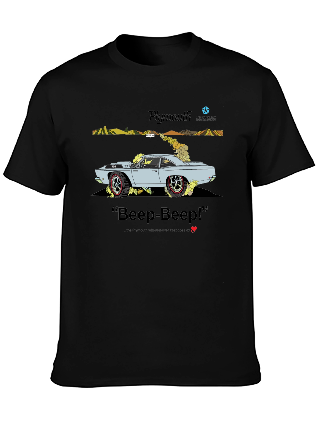 Plymouth Beep-Beep! Mens Graphic T-Shirt
