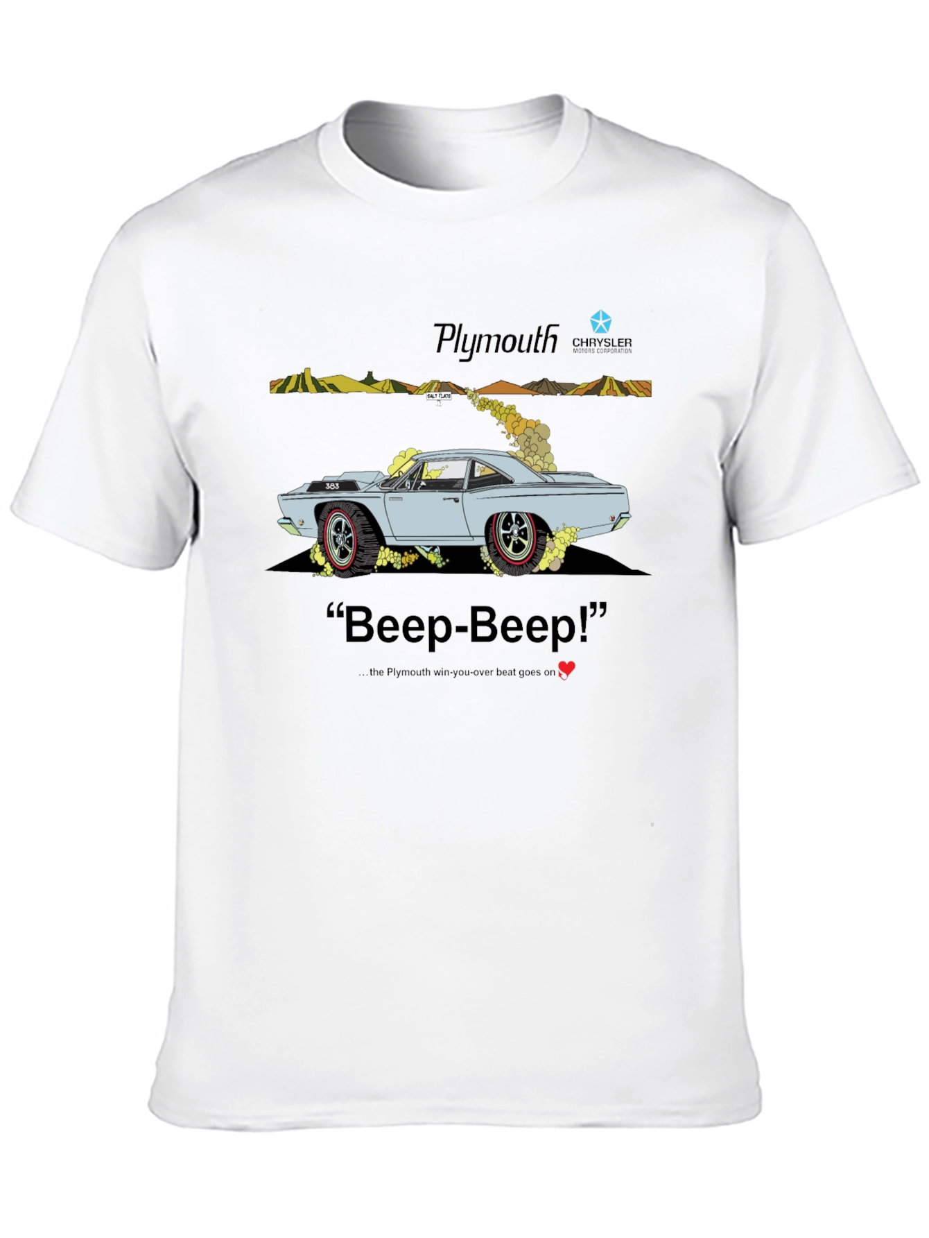 Plymouth Beep-Beep! Mens Graphic T-Shirt