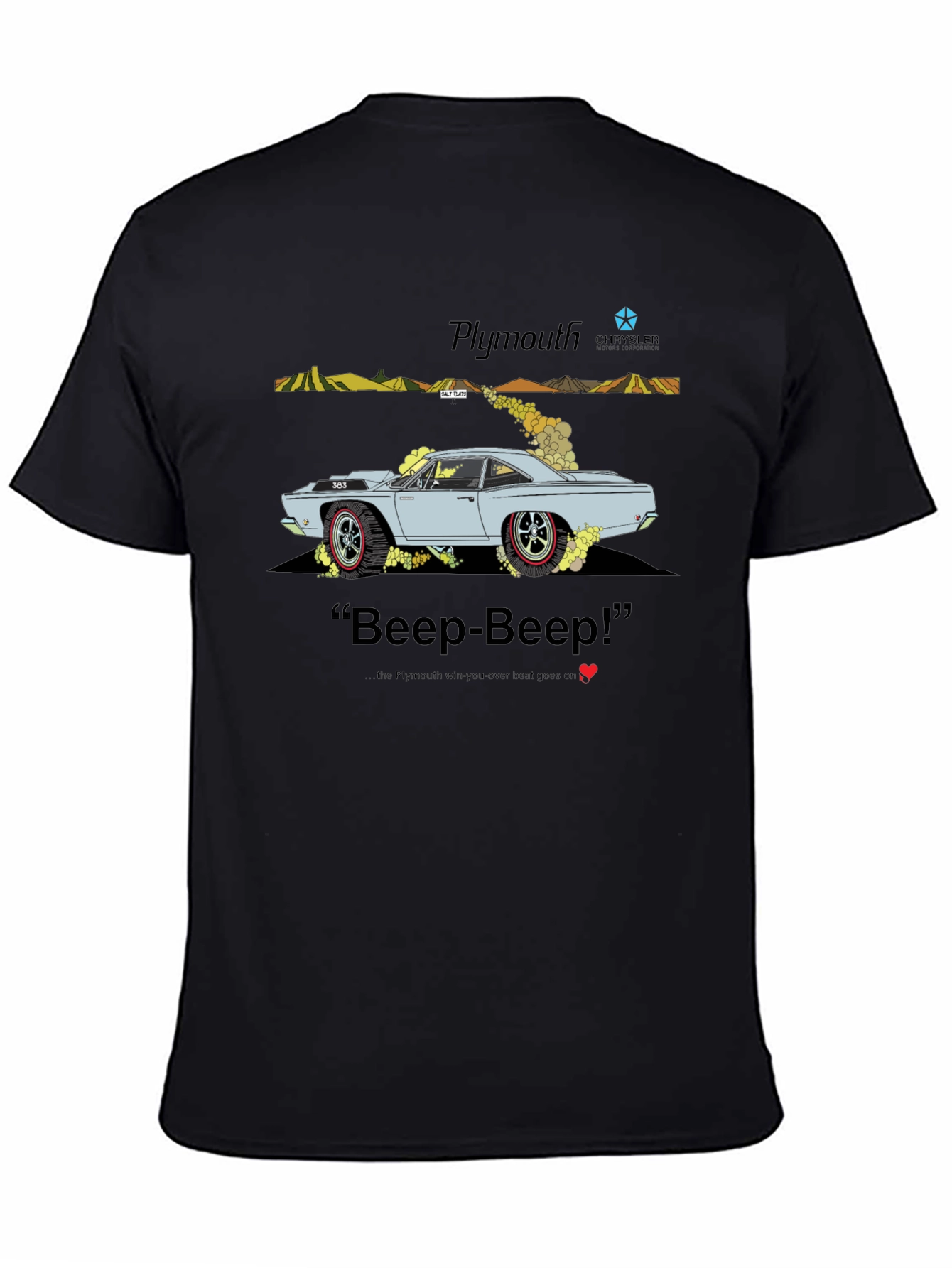 Plymouth Beep-Beep! Mens Graphic T-Shirt