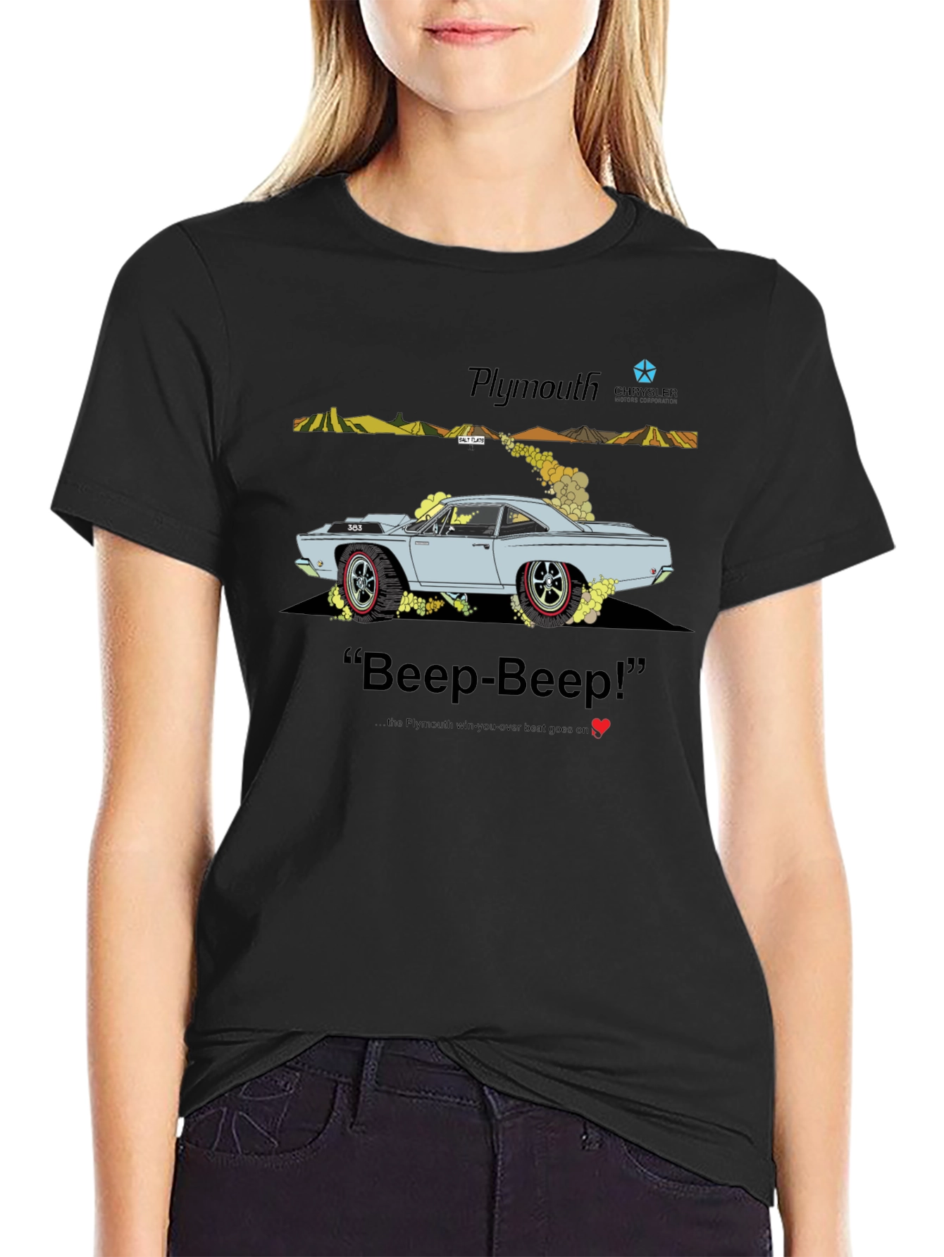 Plymouth Beep-Beep! Mens Graphic T-Shirt