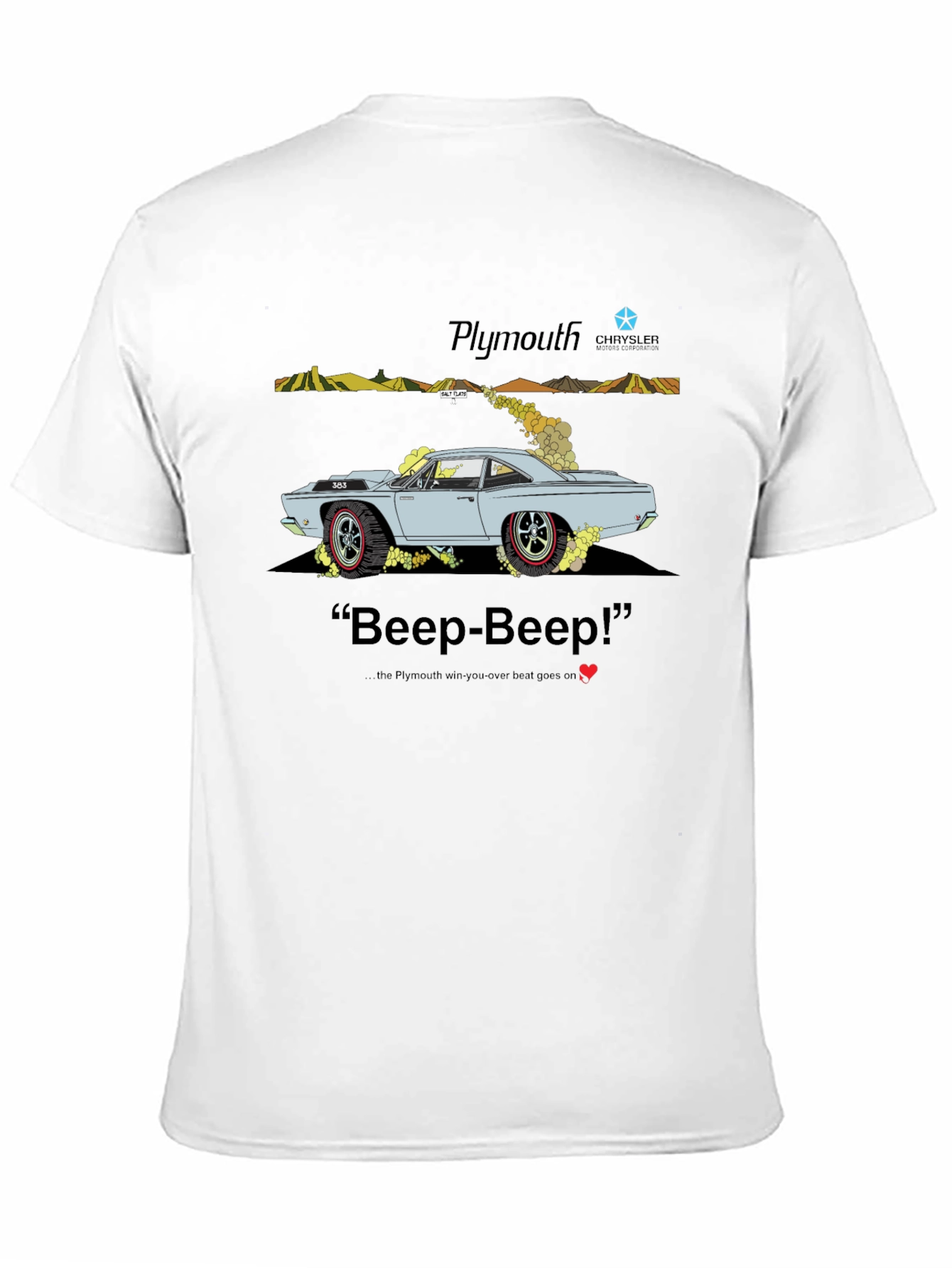 Plymouth Beep-Beep! Mens Graphic T-Shirt