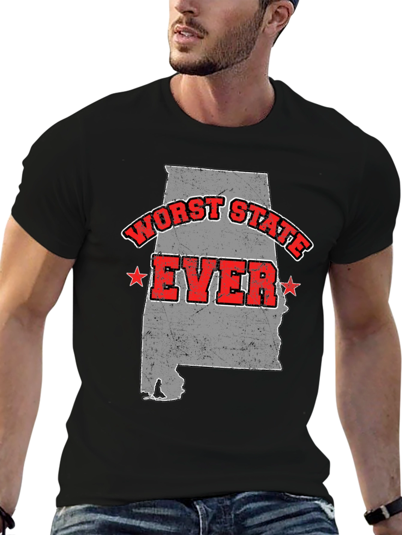 Worst State Ever T-Shirt - Alabama Novelty Tee