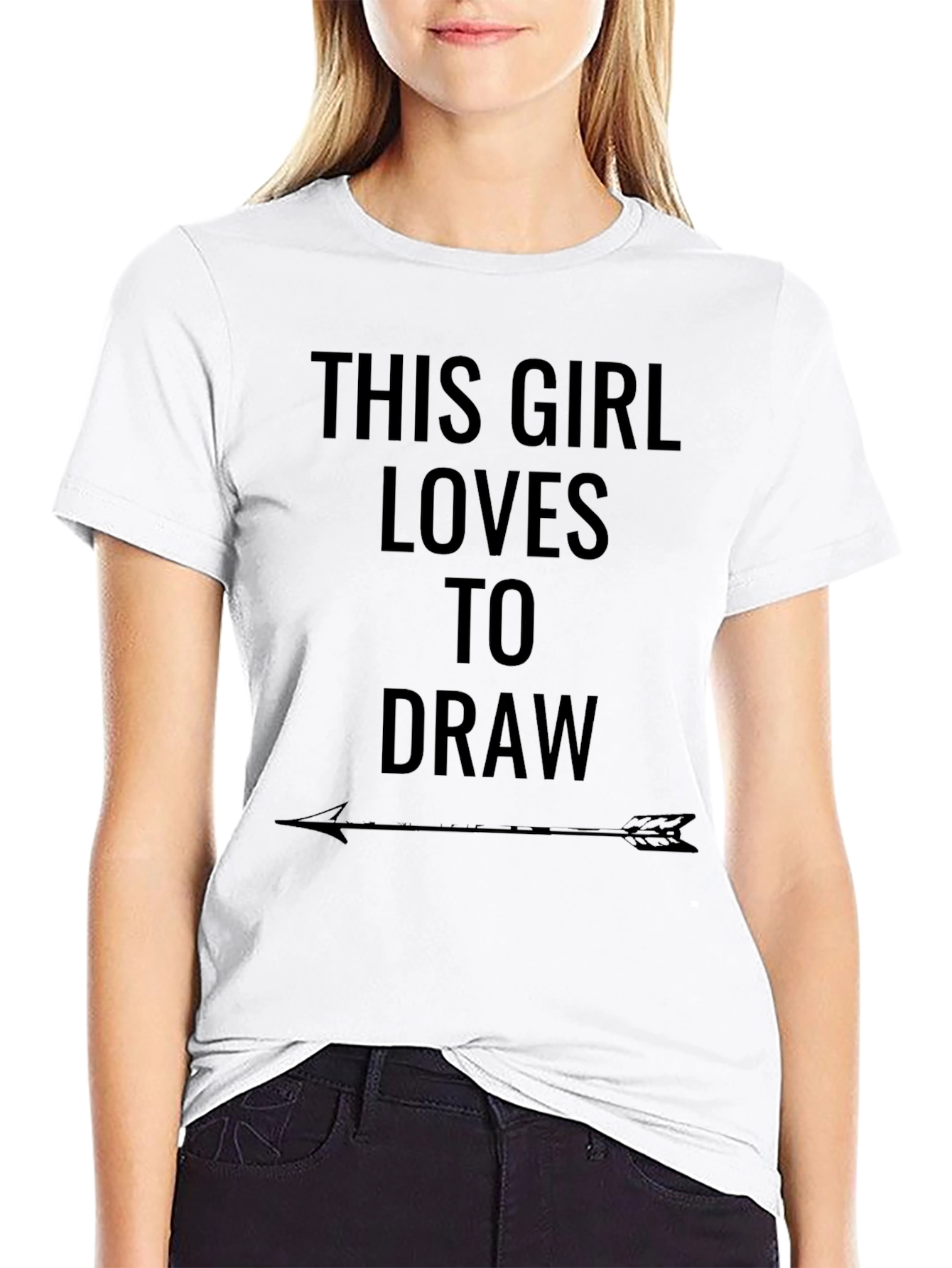 This Girl Loves to Draw T-Shirt