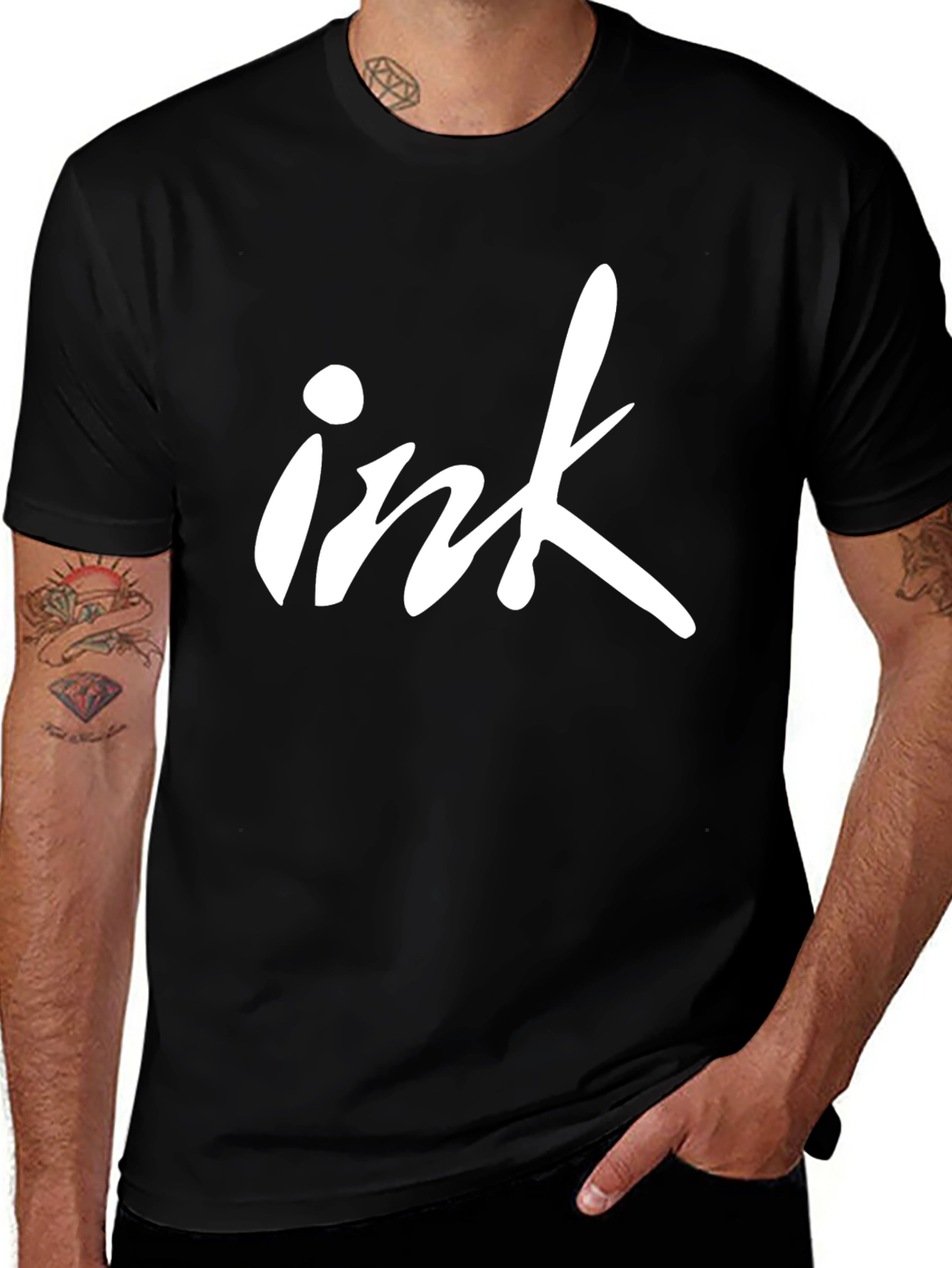 Ink T-Shirt - Classic Black Graphic Tee
