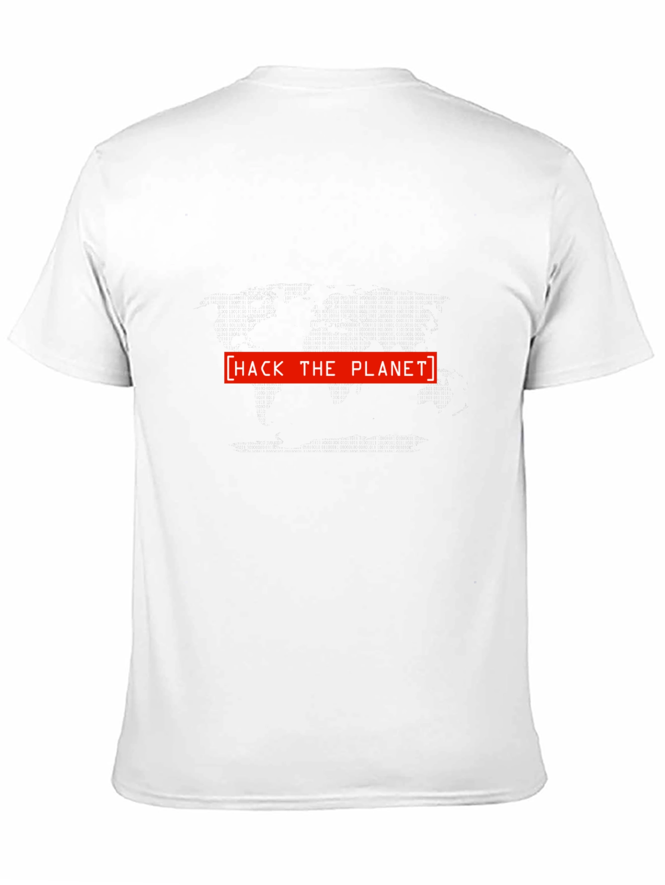 Hack the Planet Graphic Tee - Black Cotton T-Shirt