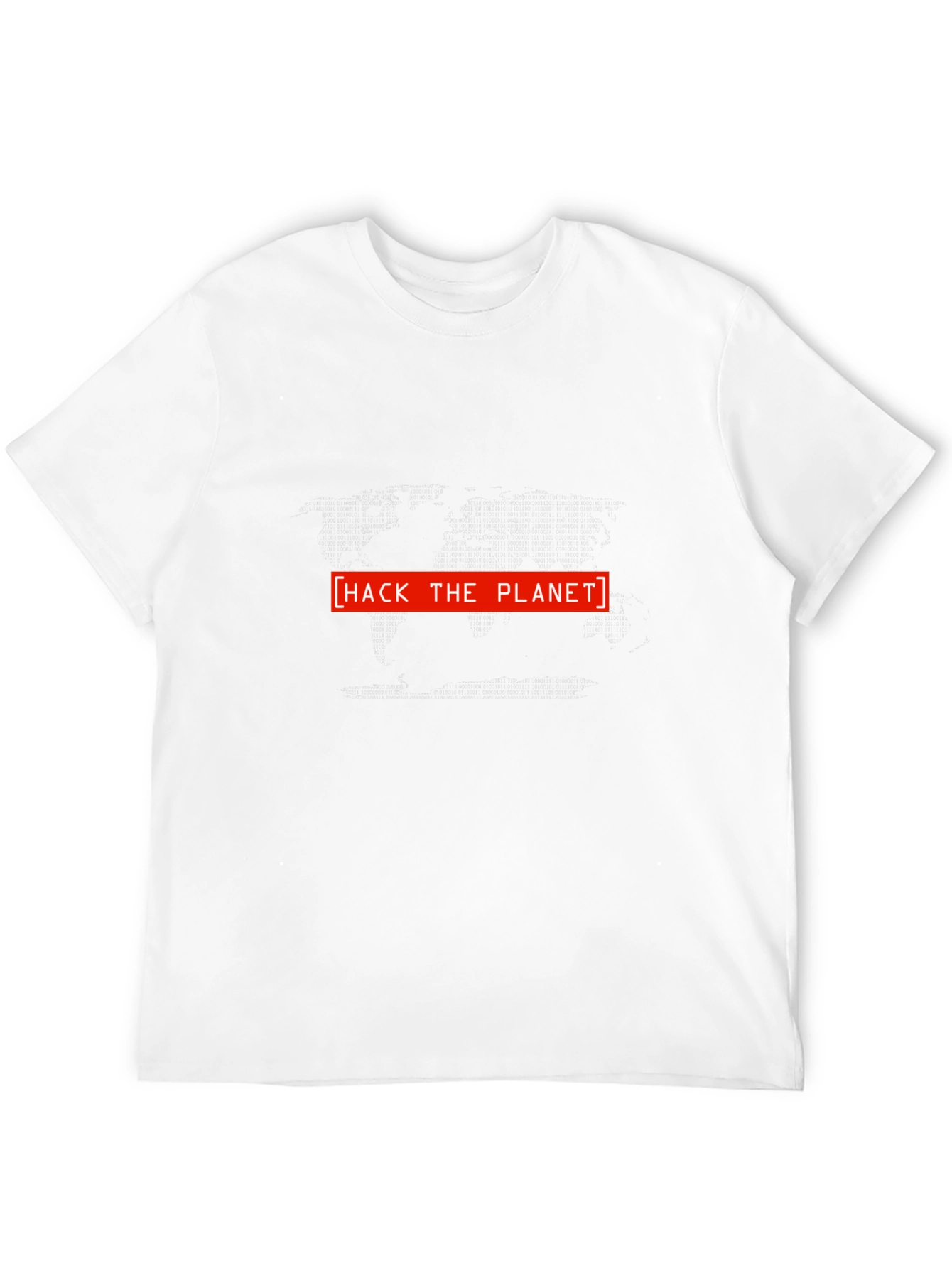 Hack the Planet Graphic Tee - Black Cotton T-Shirt