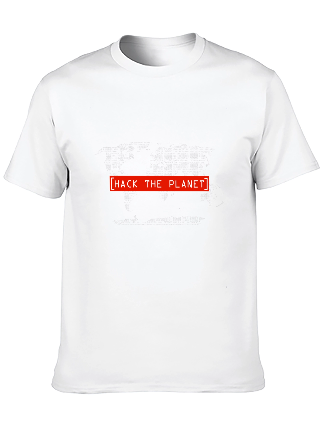 Hack the Planet Graphic Tee - Black Cotton T-Shirt