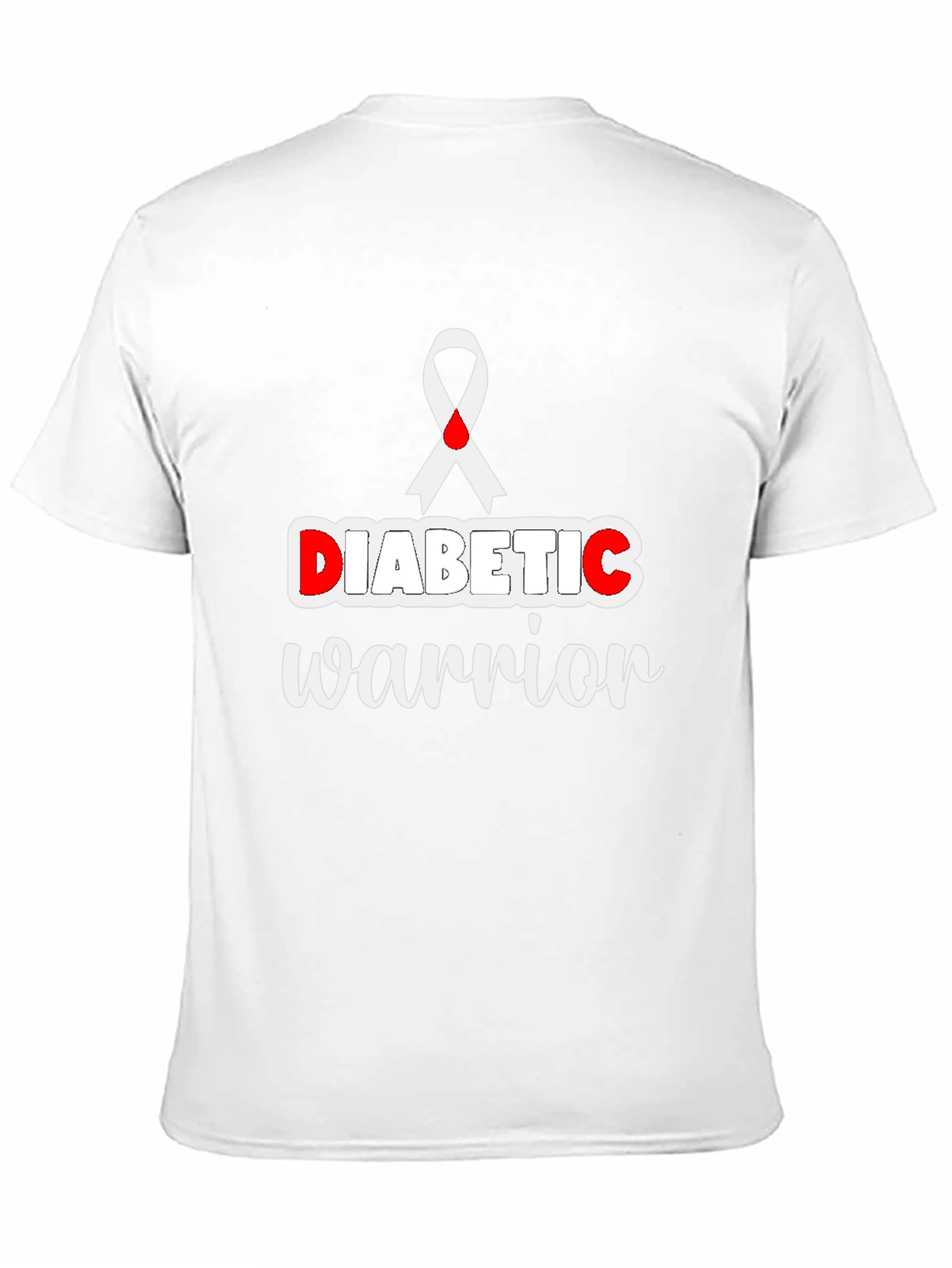 Diabetic Warrior T-Shirt - Awareness Ribbon Tee