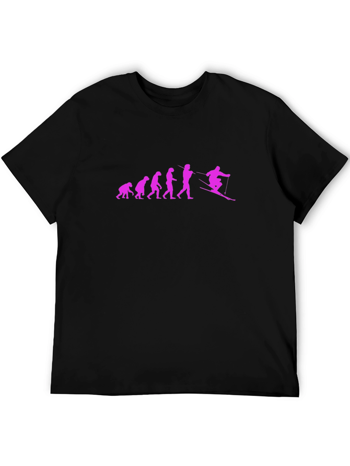 Ski Evolution T-Shirt - Cool Graphic Tee