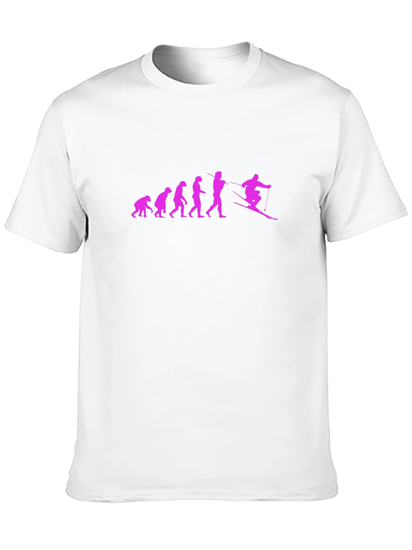 Ski Evolution T-Shirt - Cool Graphic Tee