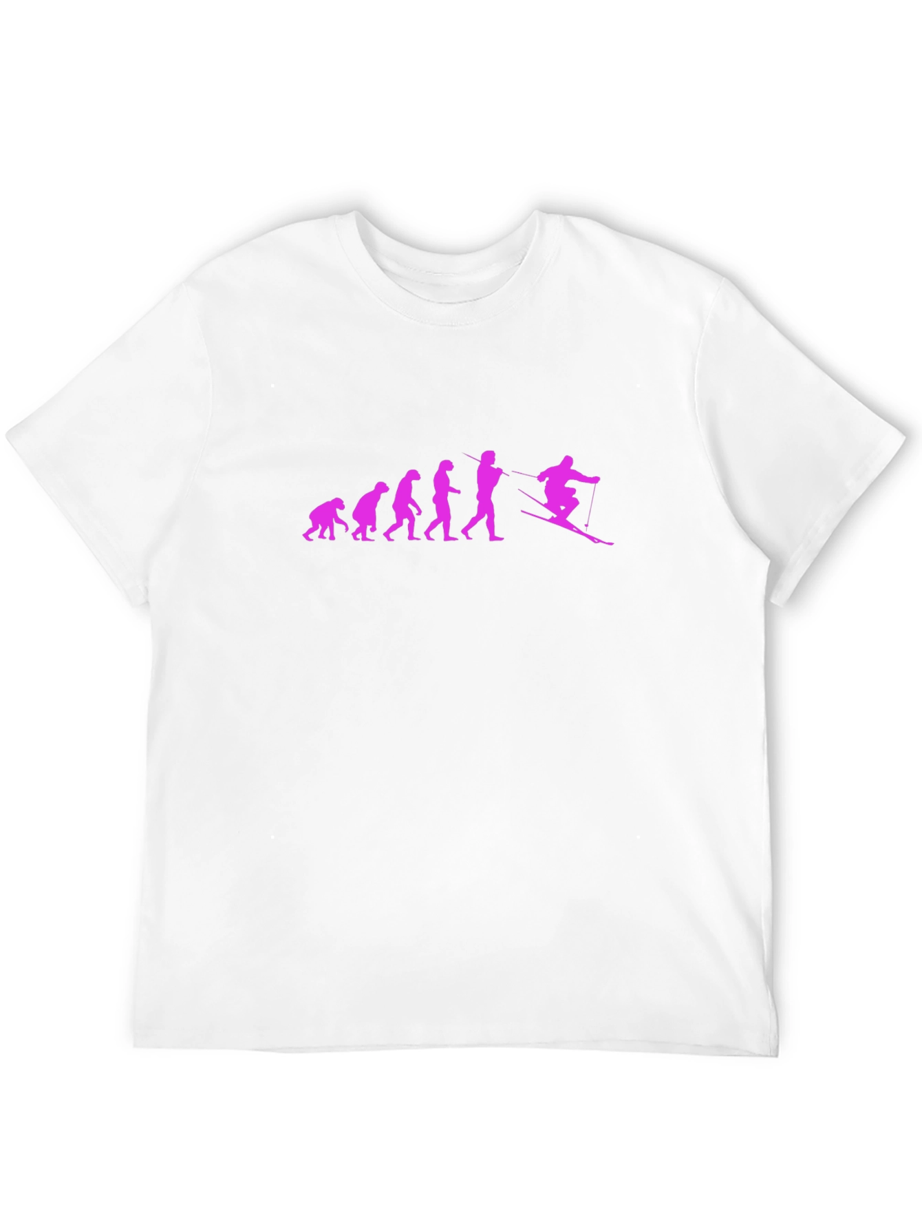 Ski Evolution T-Shirt - Cool Graphic Tee