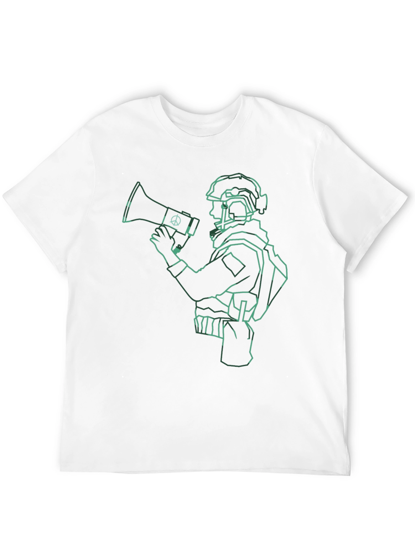 Peacekeeper Graphic Tee - Military & Harmony