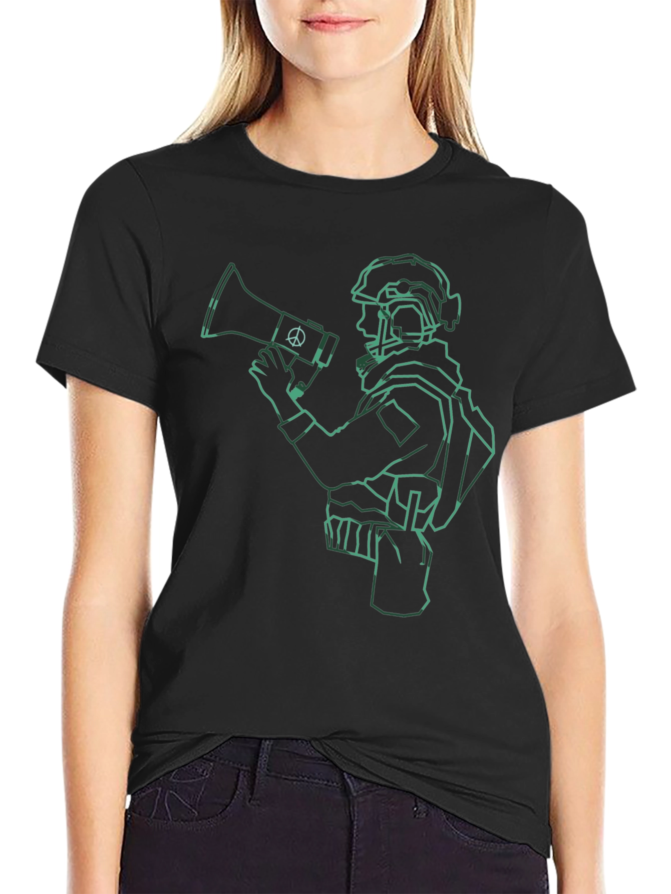 Peacekeeper Graphic Tee - Military & Harmony