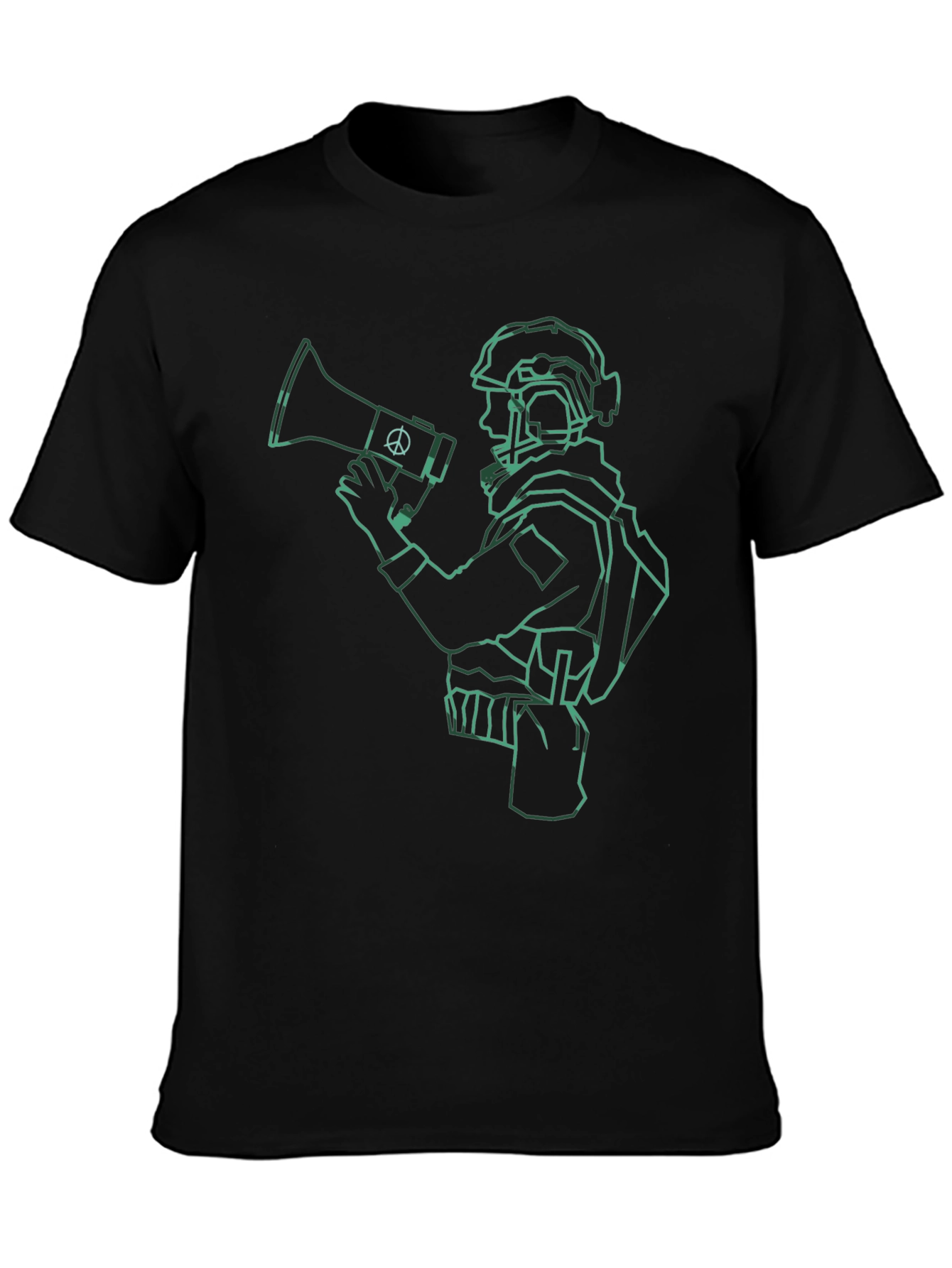 Peacekeeper Graphic Tee - Military & Harmony