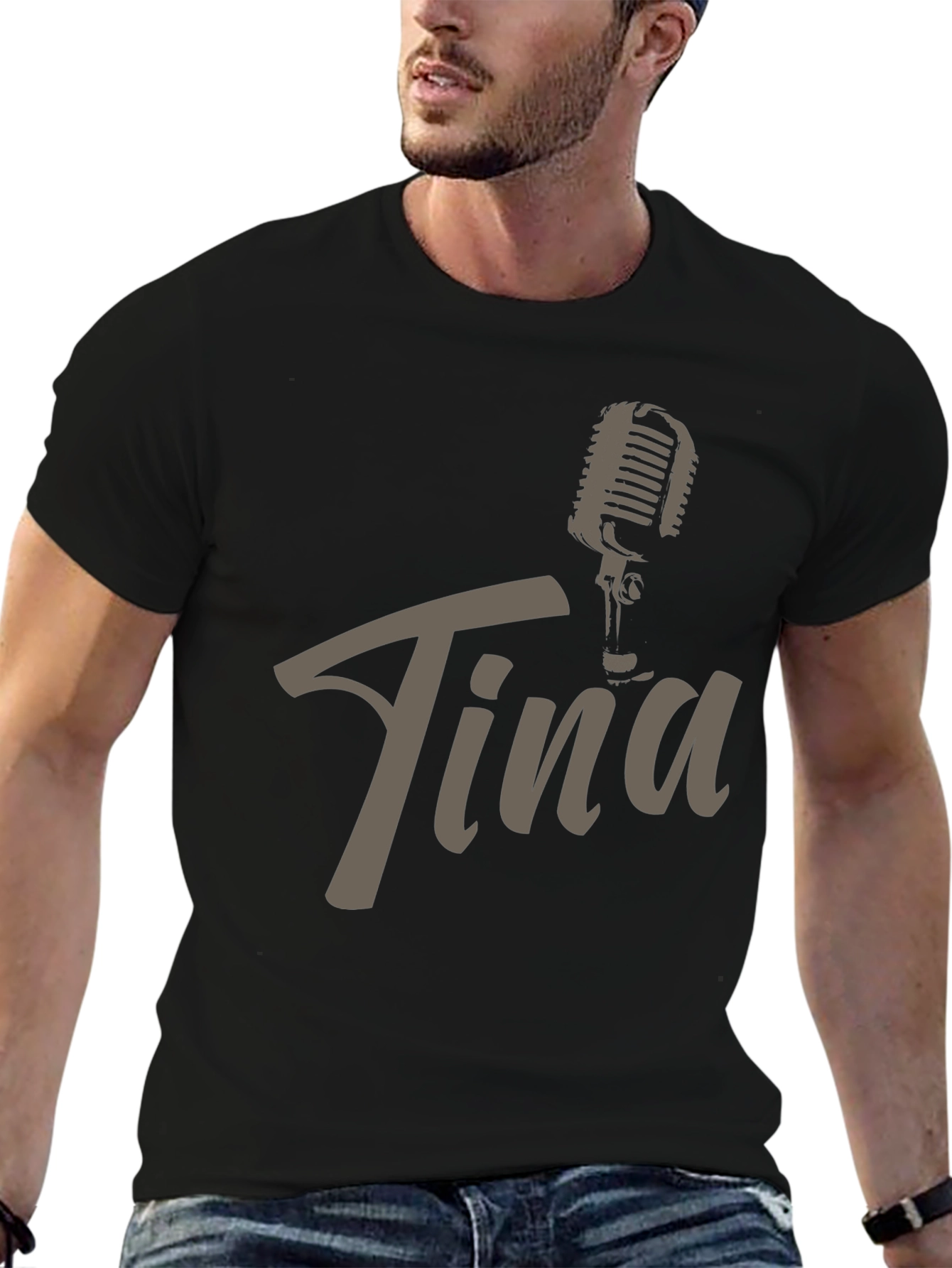 Tina Microphone Graphic Tee