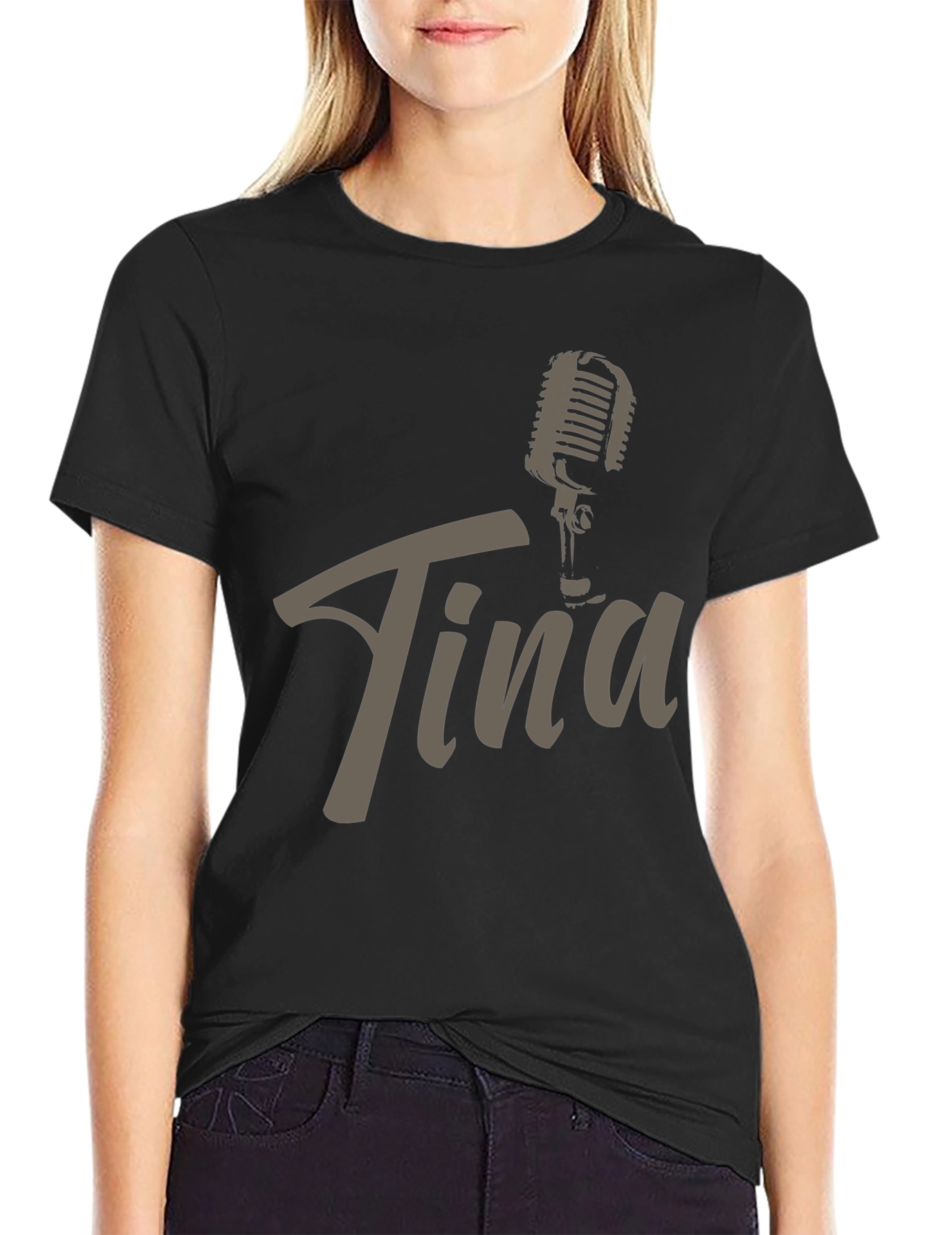 Tina Microphone Graphic Tee