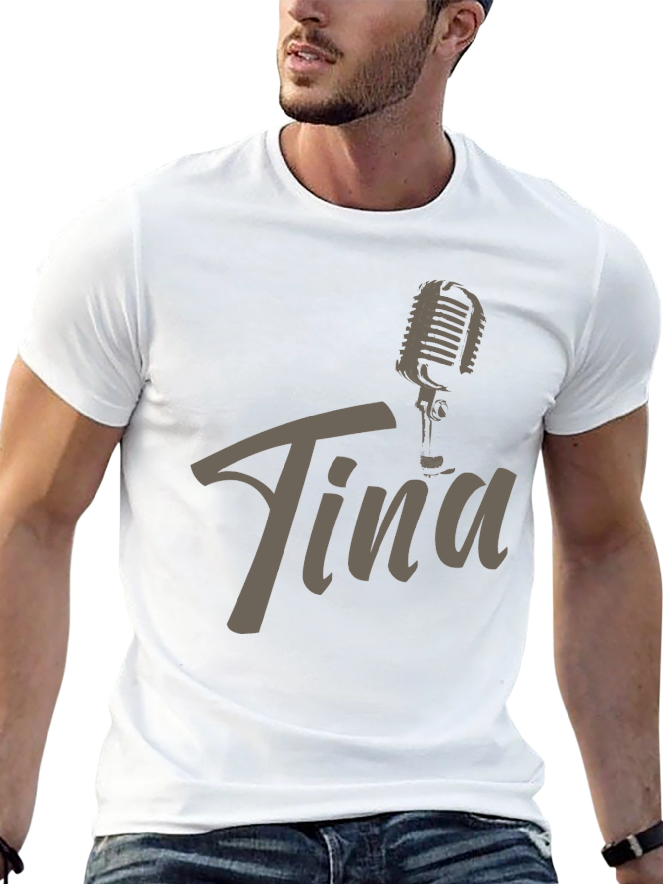 Tina Microphone Graphic Tee