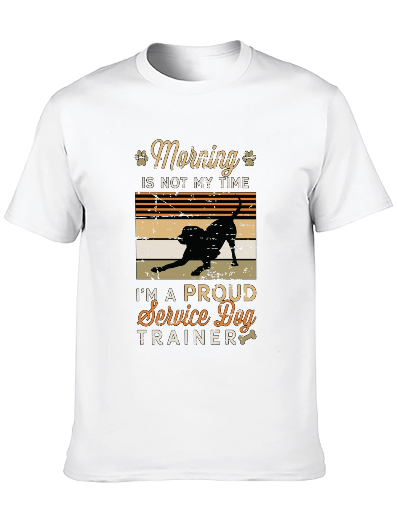 Service Dog Trainer T-Shirt - Morning Time