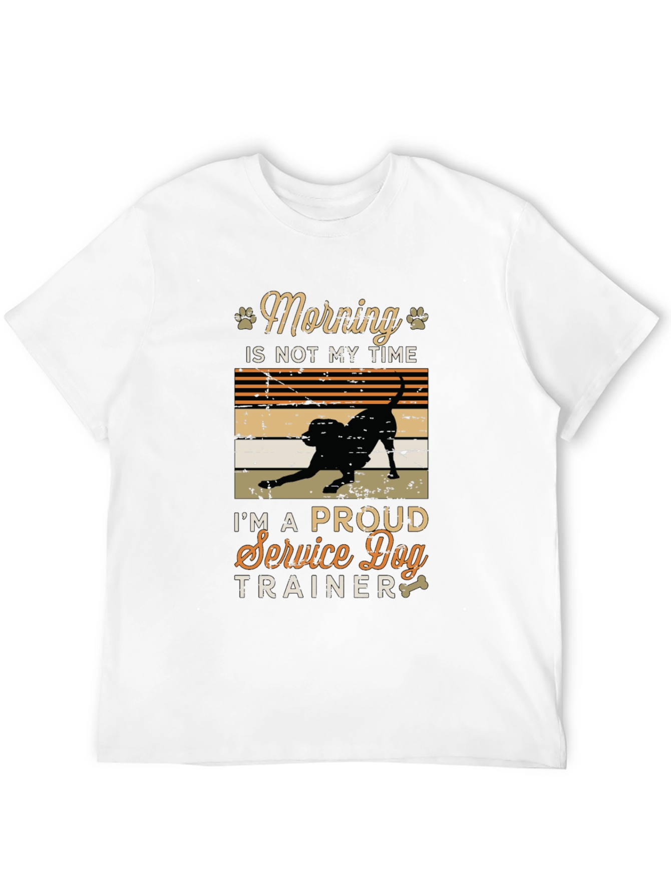 Service Dog Trainer T-Shirt - Morning Time