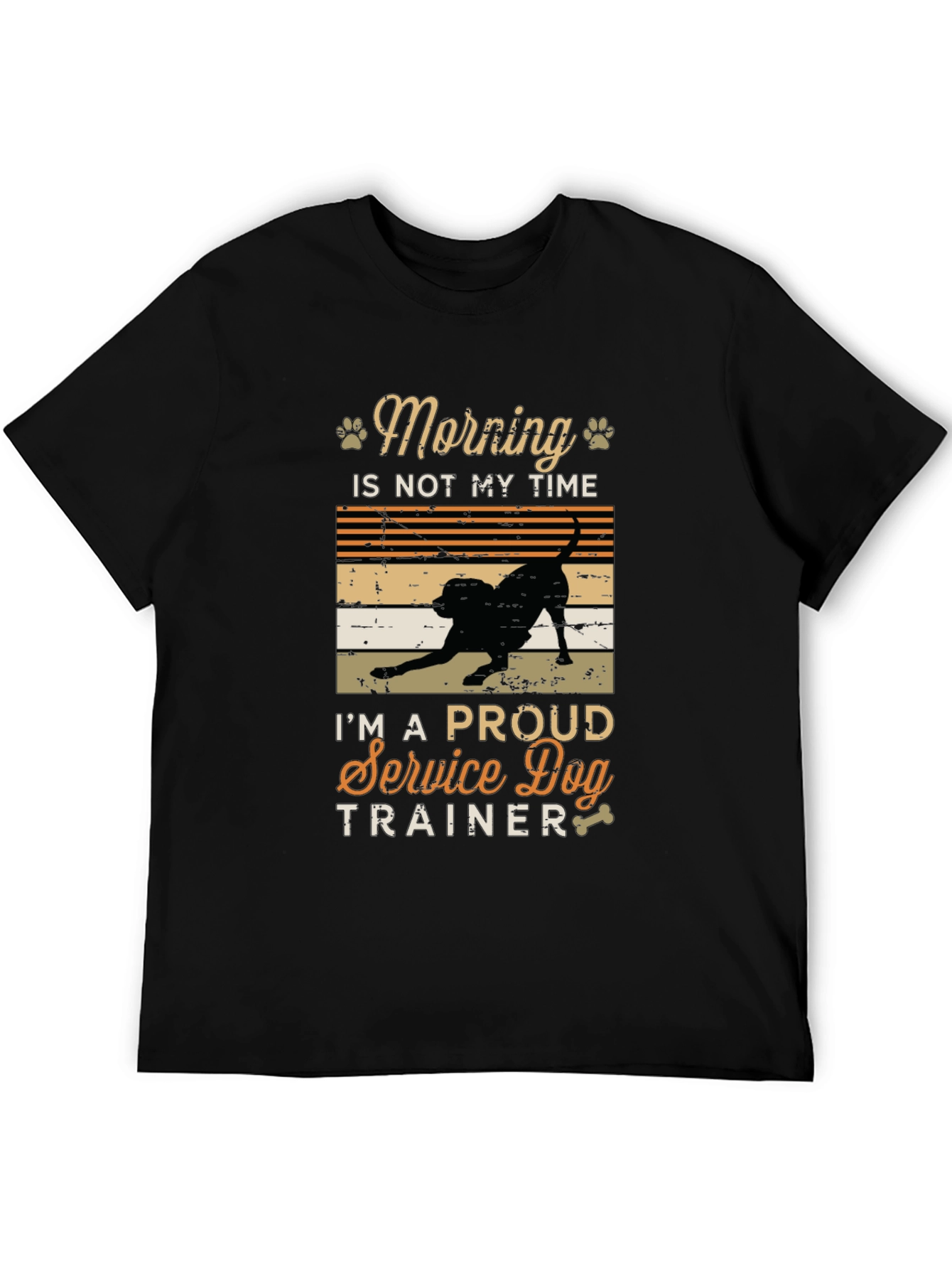 Service Dog Trainer T-Shirt - Morning Time