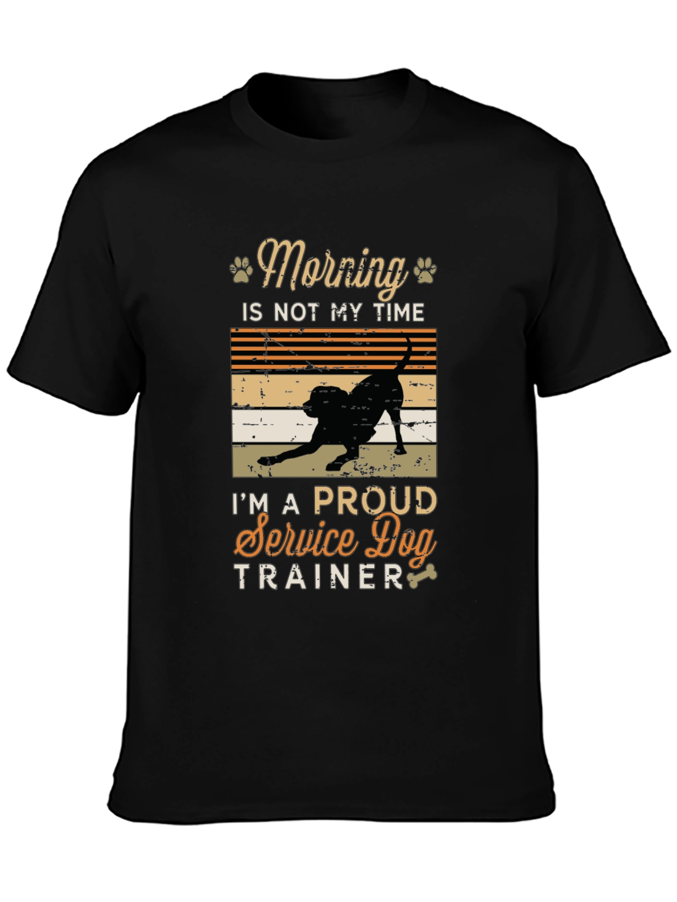 Service Dog Trainer T-Shirt - Morning Time