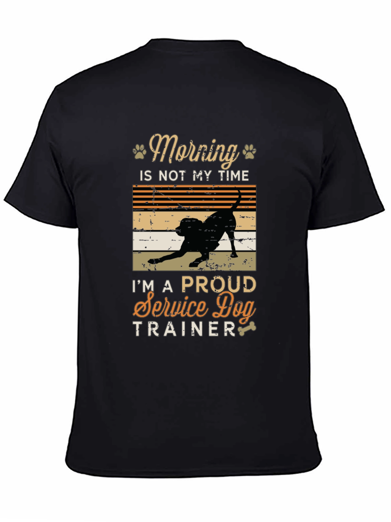 Service Dog Trainer T-Shirt - Morning Time