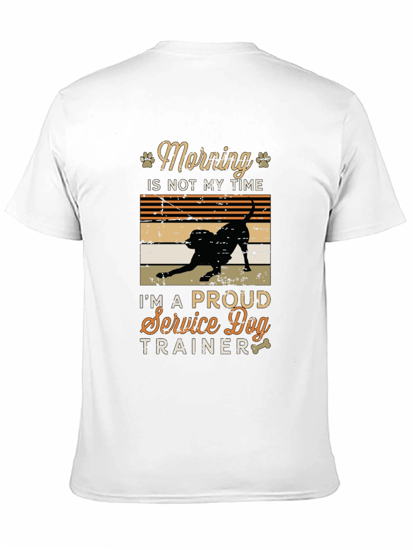 Service Dog Trainer T-Shirt - Morning Time