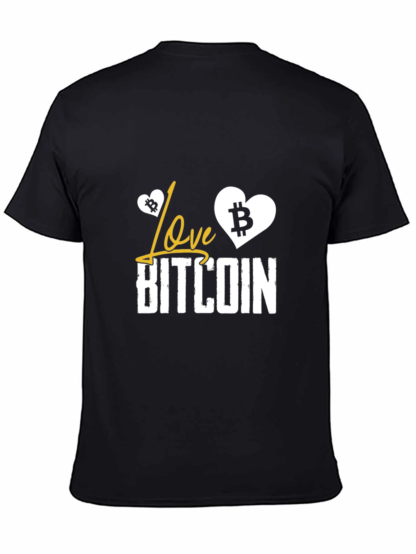 Love Bitcoin Graphic T-Shirt - Crypto Currency Tee