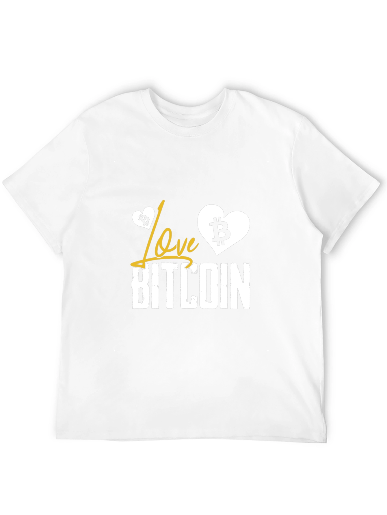 Love Bitcoin Graphic T-Shirt - Crypto Currency Tee