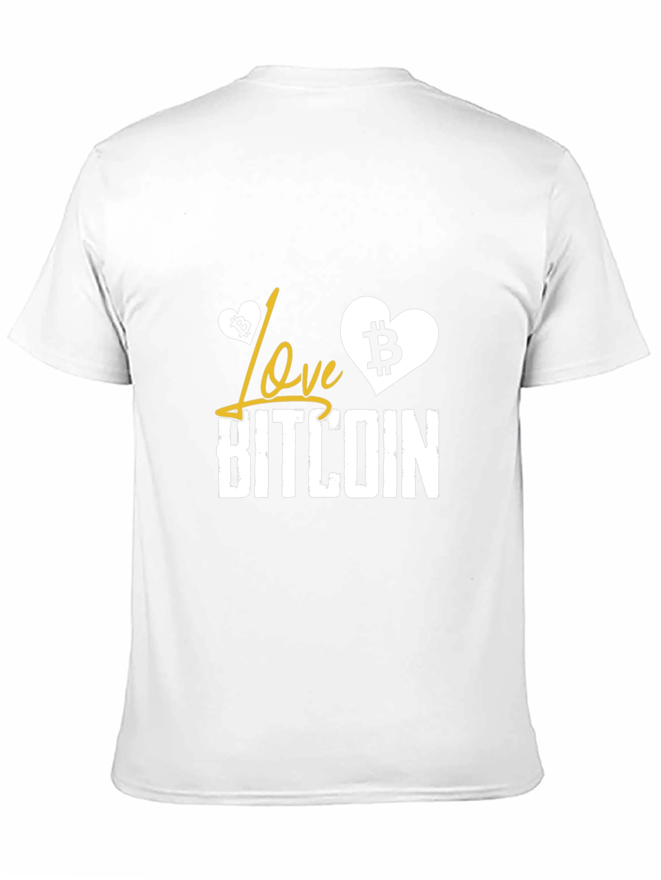 Love Bitcoin Graphic T-Shirt - Crypto Currency Tee