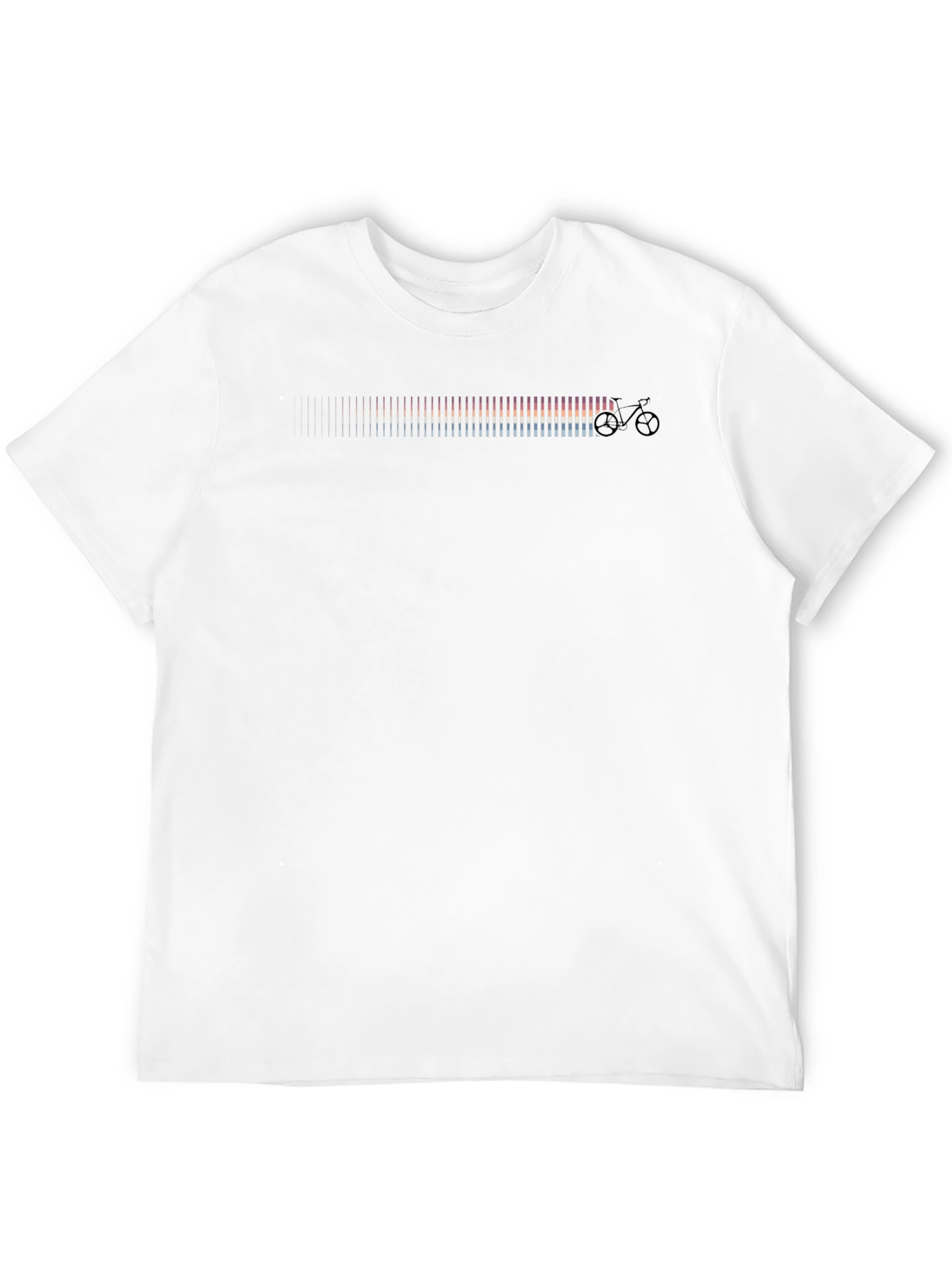 Ride the Spectrum: Black Bike Graphic Tee