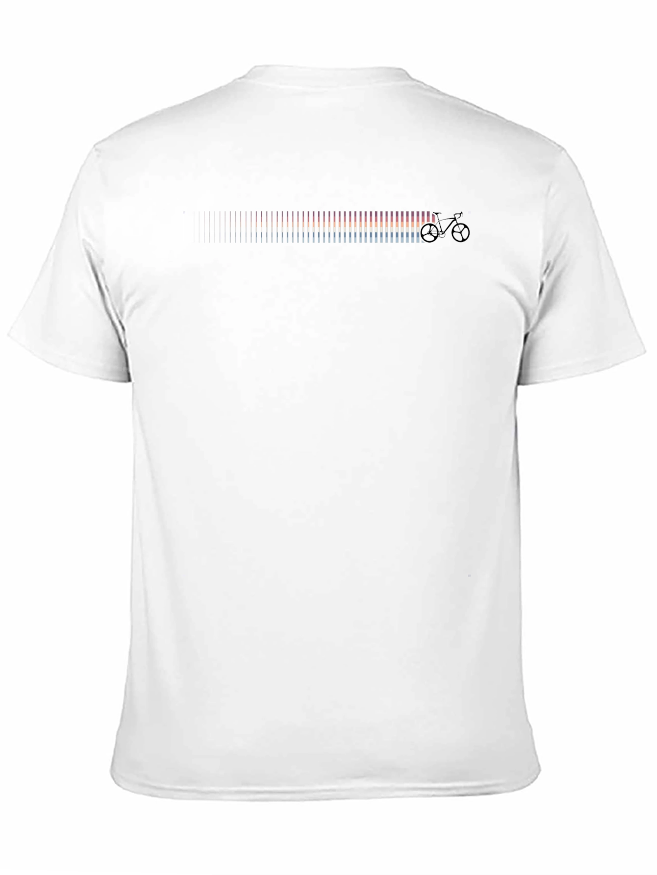 Ride the Spectrum: Black Bike Graphic Tee