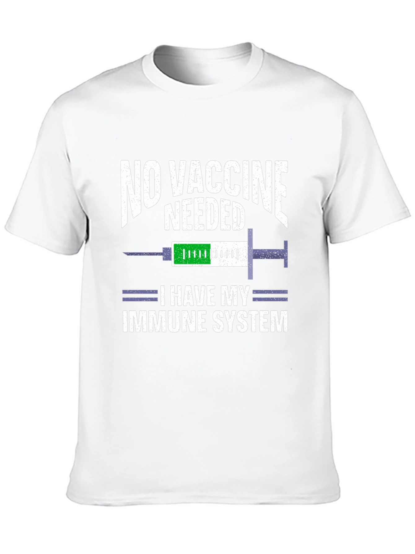 No Vaccine Needed Immune System T-Shirt